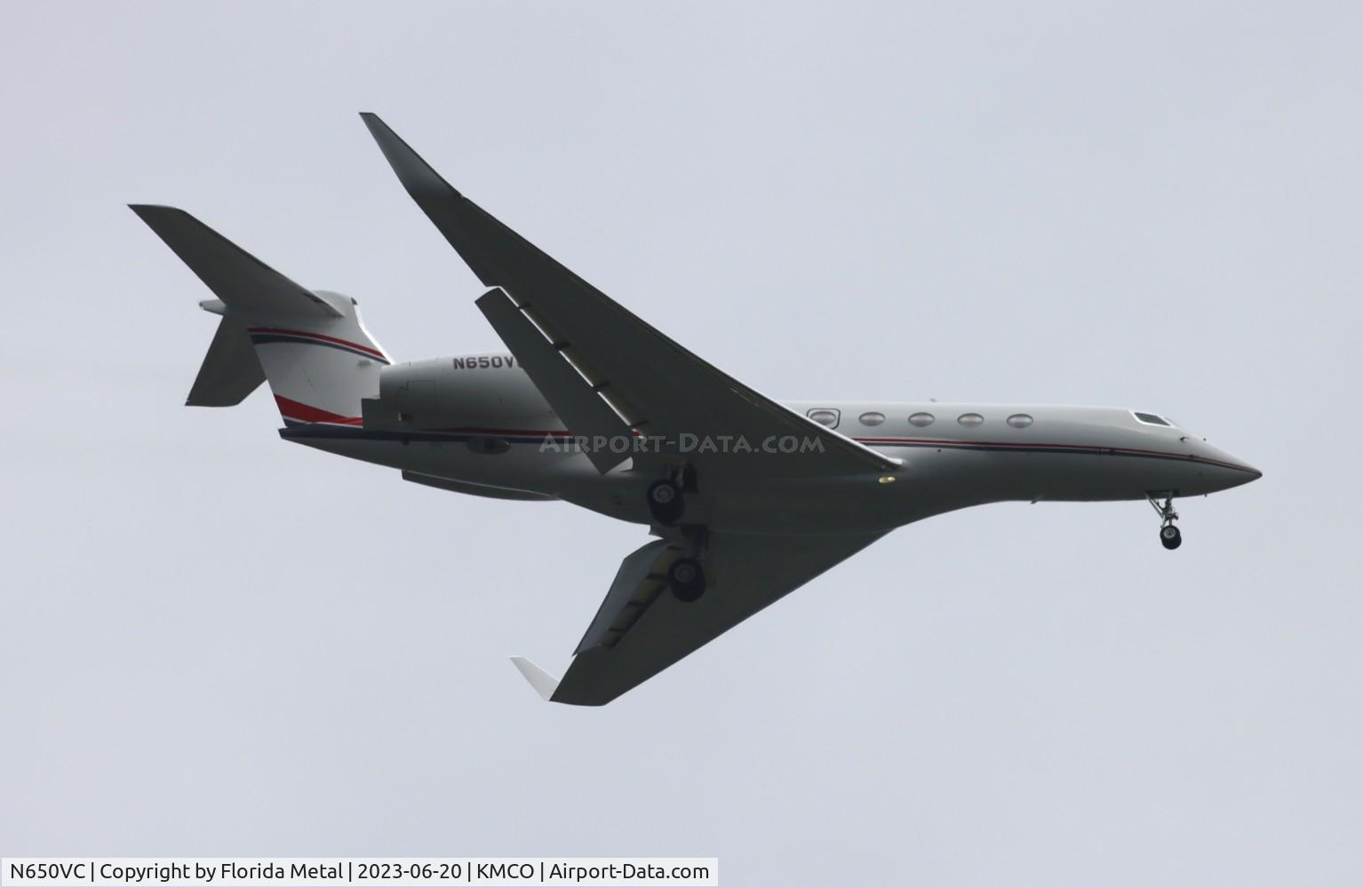 N650VC, 2016 Gulfstream G-VI (G650ER) C/N 6244, G650 zx