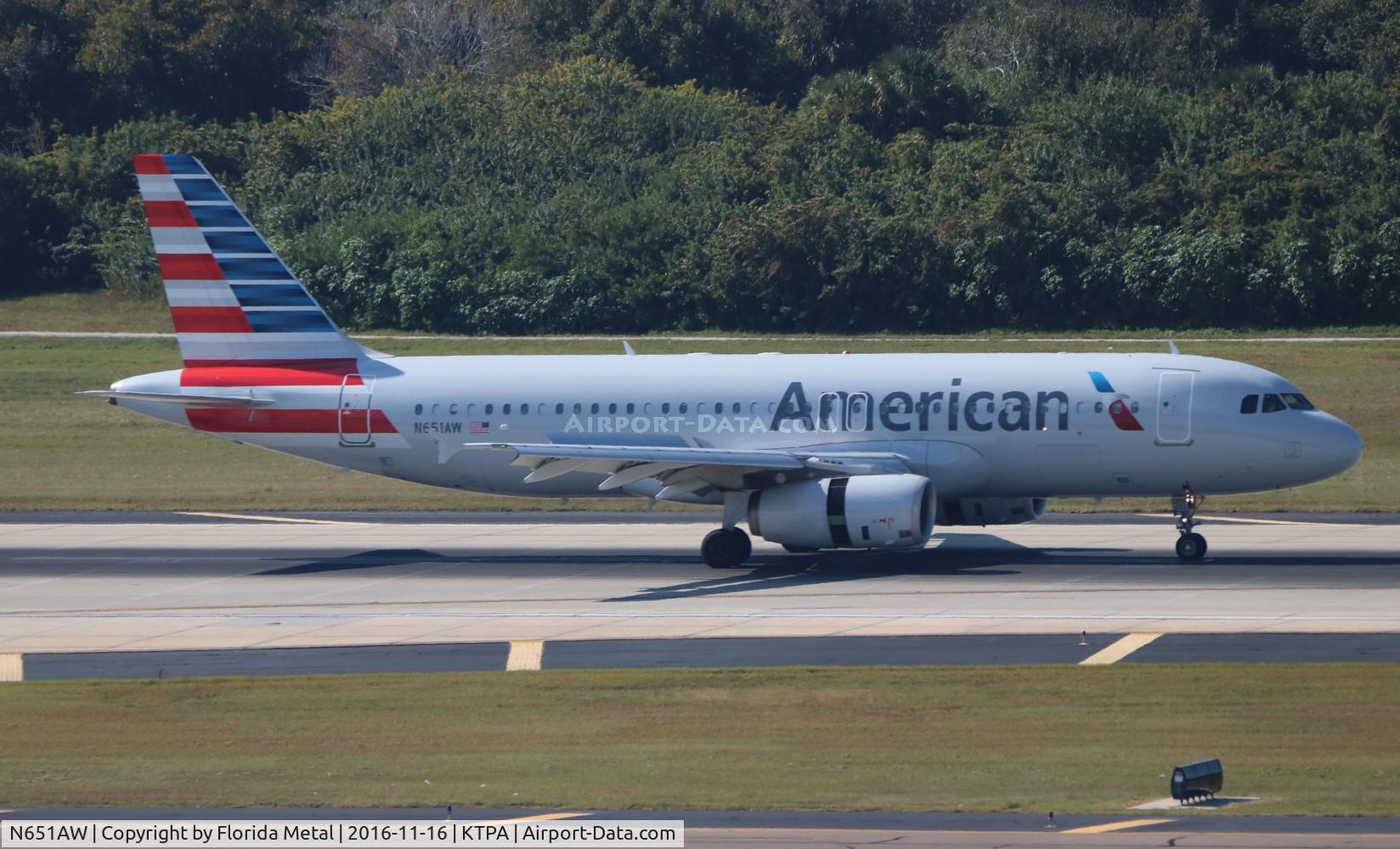 N651AW, 1998 Airbus A320-232 C/N 866, AAL A320 zx PHL-TPA