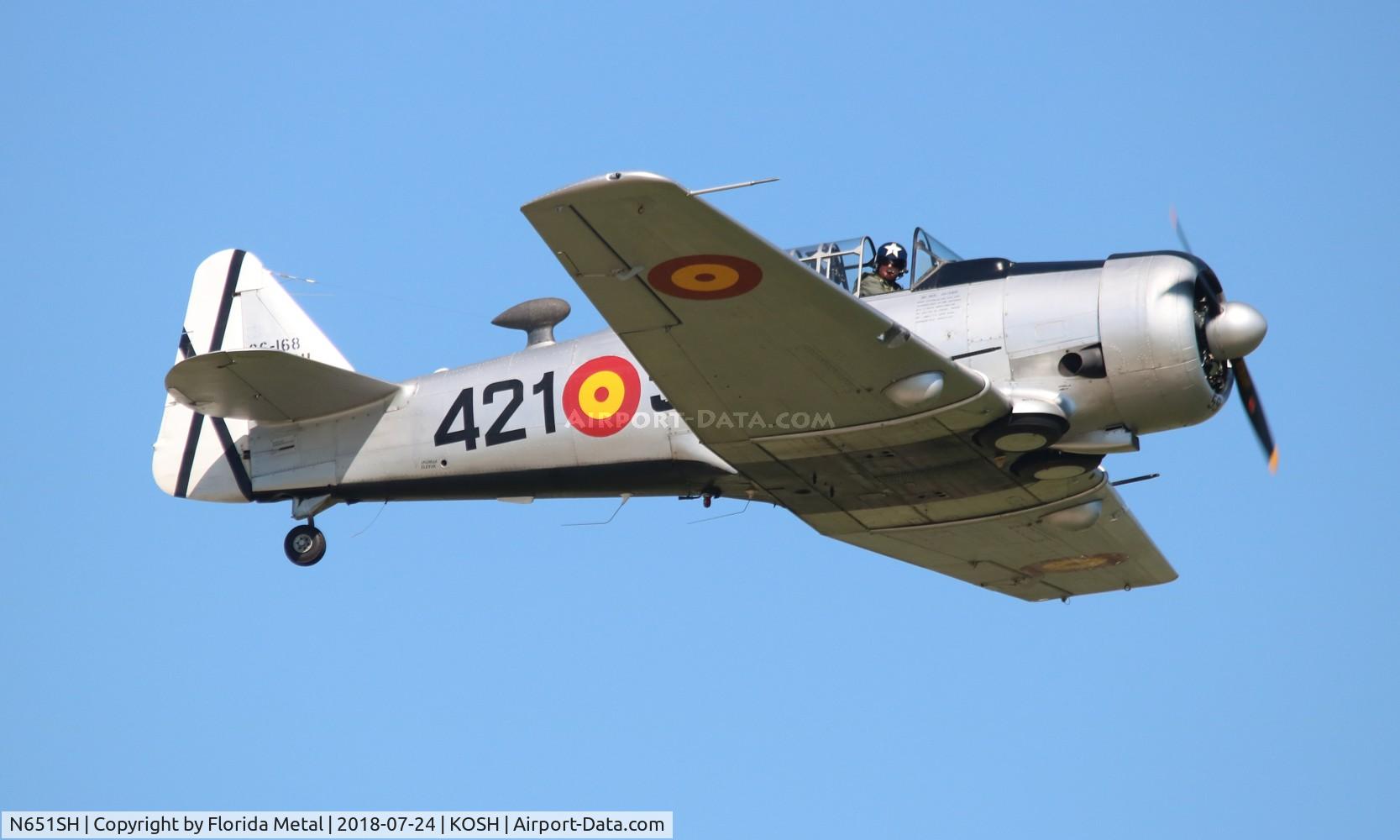 N651SH, 1944 North American T-6G Texan C/N 168-409, T-6 Texan zx
