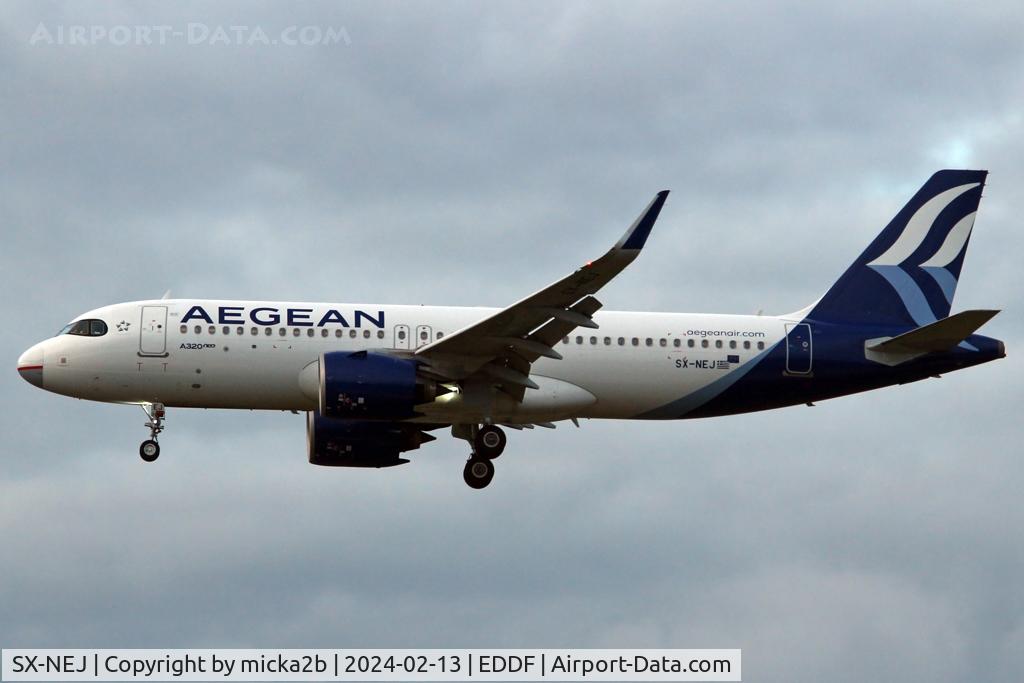 SX-NEJ, Airbus 320-271Neo C/N 11384, Landing