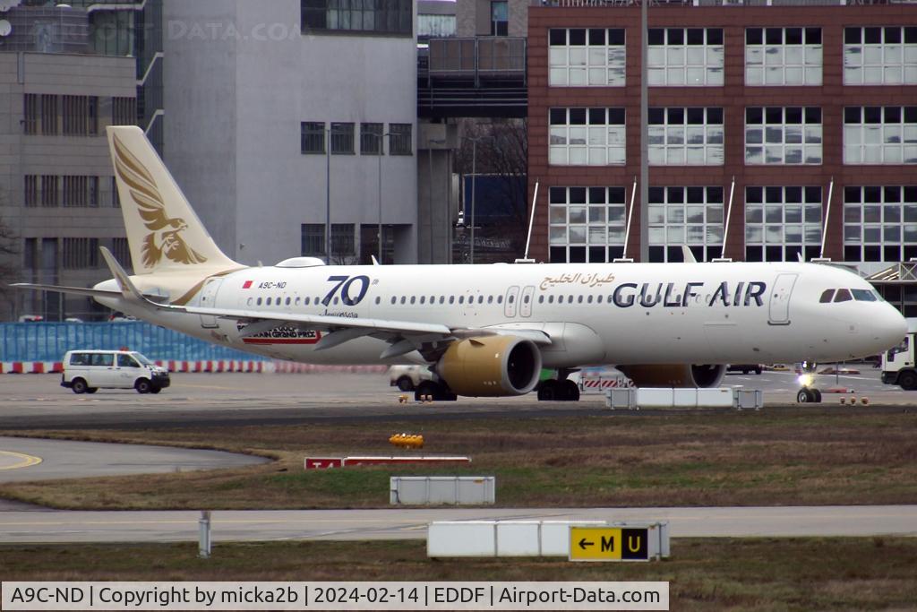 A9C-ND, 2021 Airbus A321-253NX C/N 10256, Taxiing