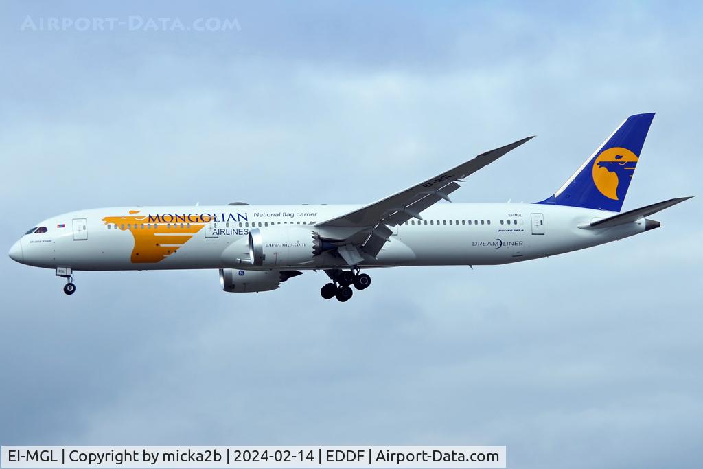 EI-MGL, 2019 Boeing 787-9 Dreamliner C/N 60326, Landing