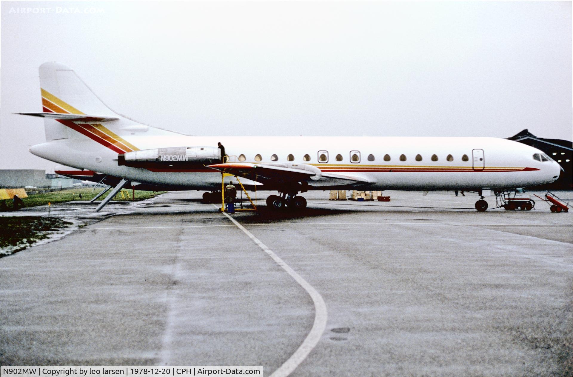 N902MW, 1961 Sud Aviation SE-210 Caravelle VI-R C/N 88, Copenhagen 20.12.78