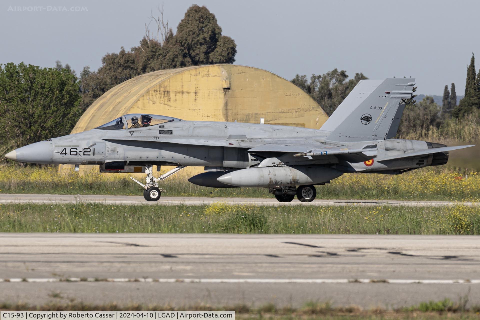 C15-93, McDonnell Douglas F/A-18A+ Hornet C/N 165/A127, Iniochos 2024