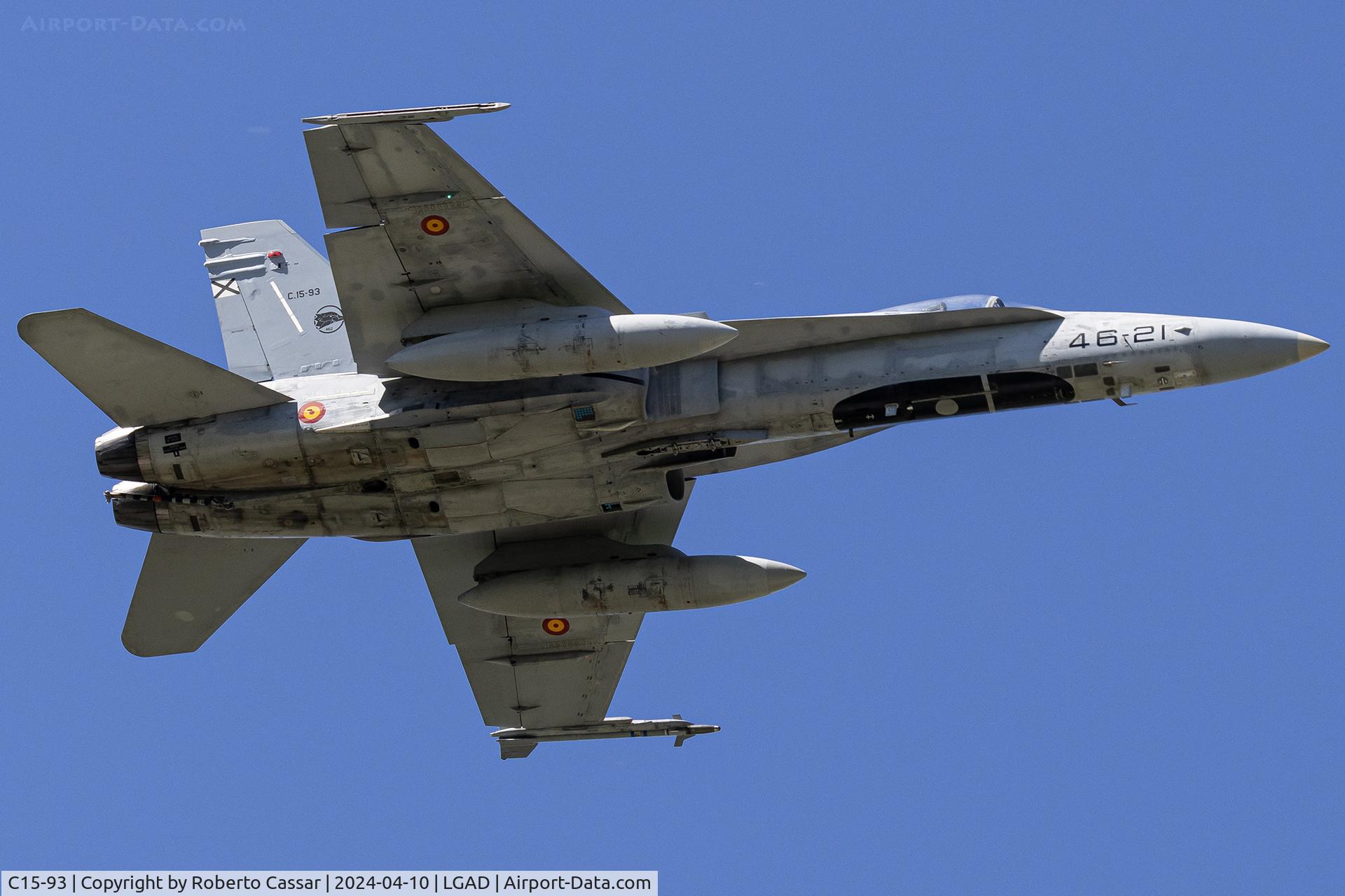 C15-93, McDonnell Douglas F/A-18A+ Hornet C/N 165/A127, Iniochos 2024