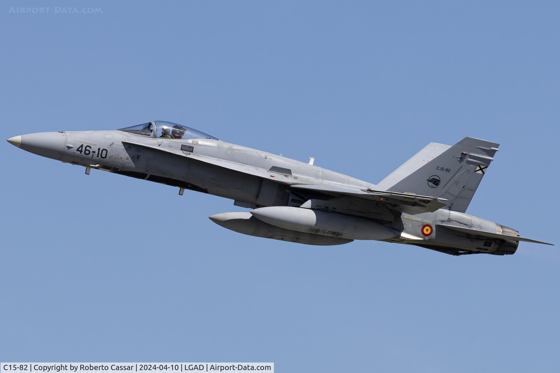 C15-82, McDonnell Douglas F/A-18A+ Hornet C/N 308/A253, Iniochos 2024