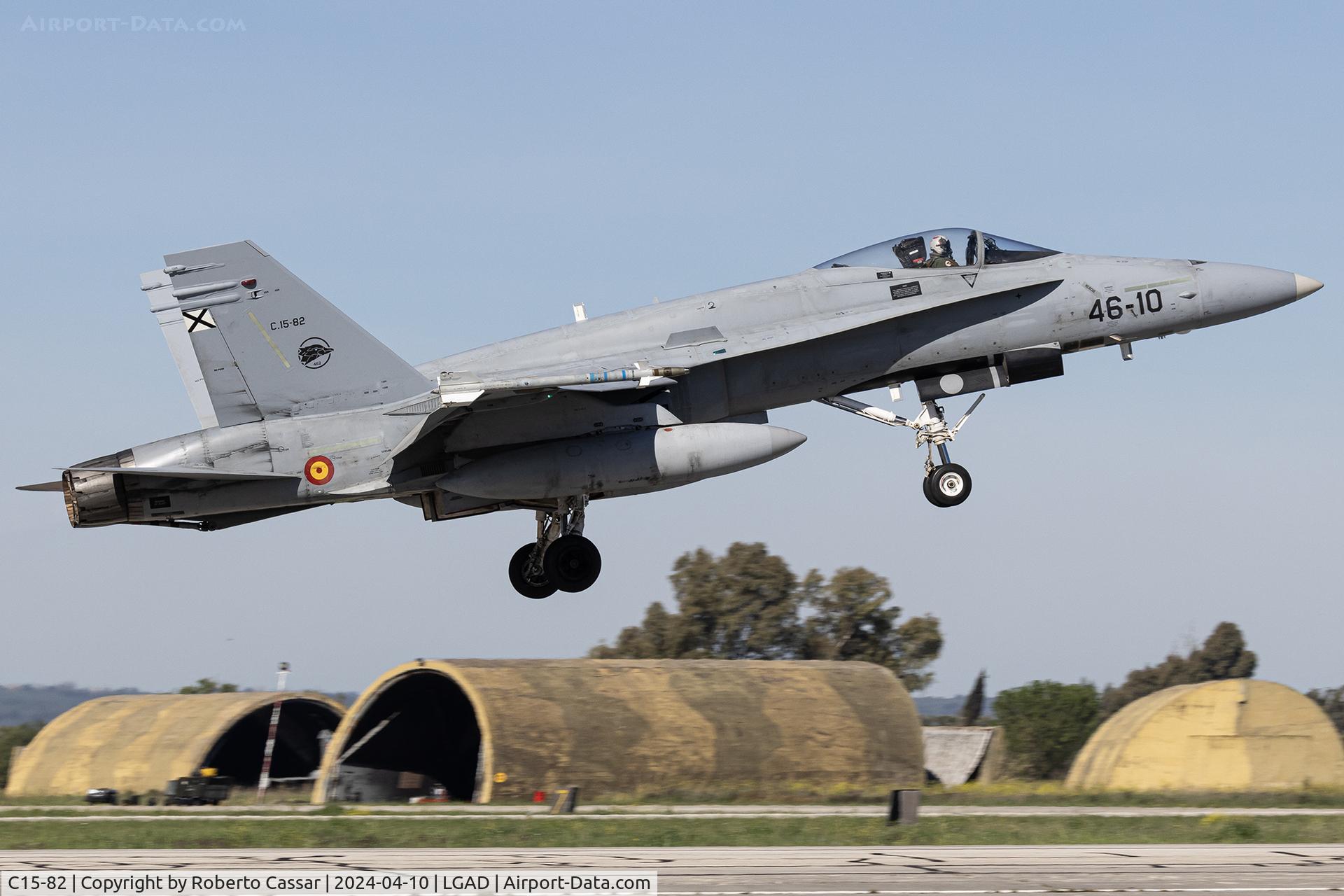 C15-82, McDonnell Douglas F/A-18A+ Hornet C/N 308/A253, Iniochos 2024