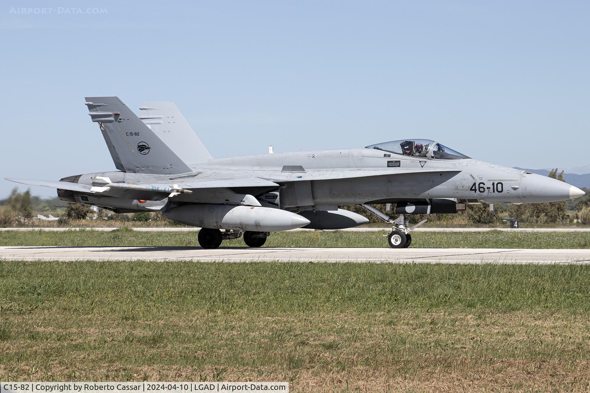C15-82, McDonnell Douglas F/A-18A+ Hornet C/N 308/A253, Iniochos 2024