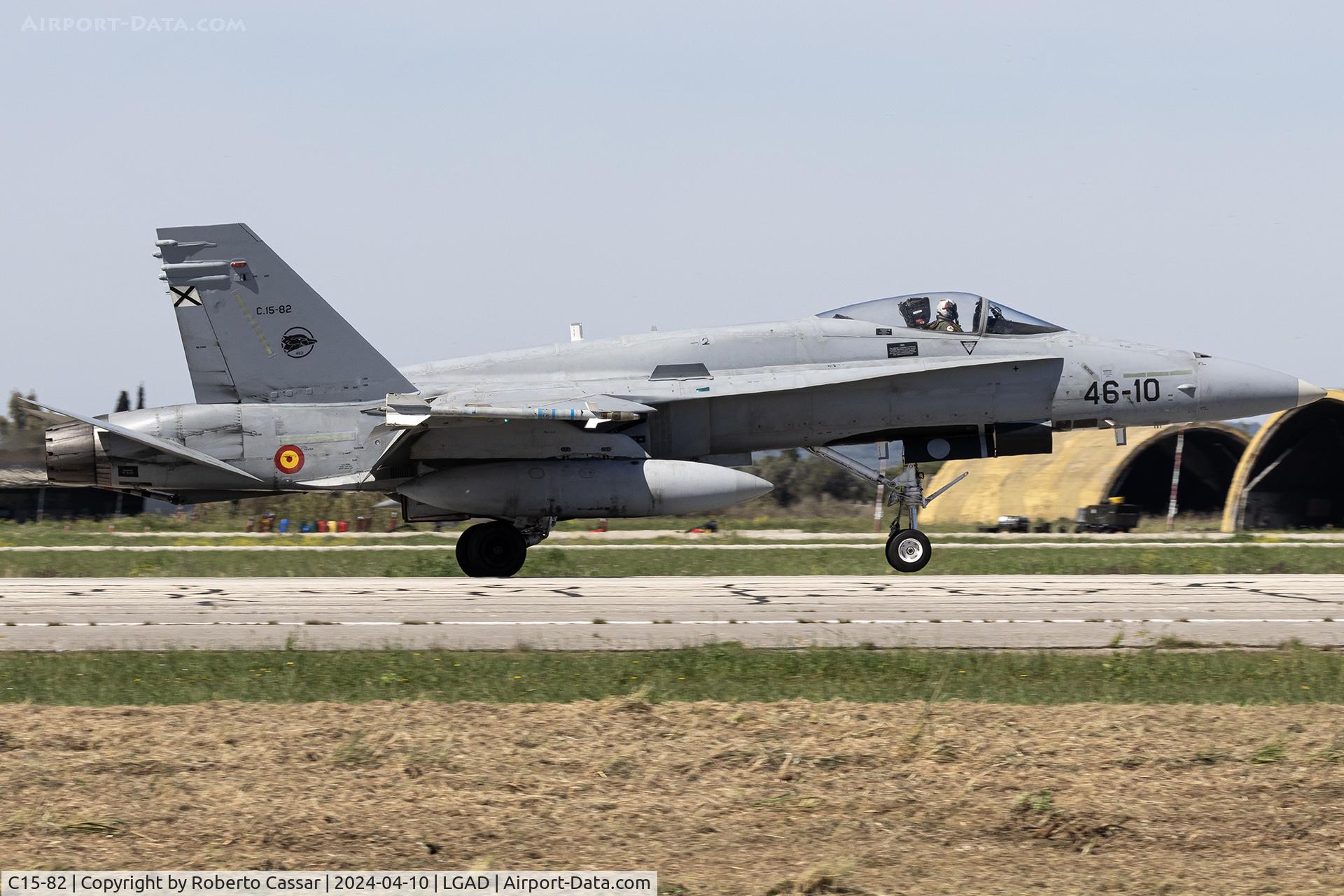 C15-82, McDonnell Douglas F/A-18A+ Hornet C/N 308/A253, Iniochos 2024