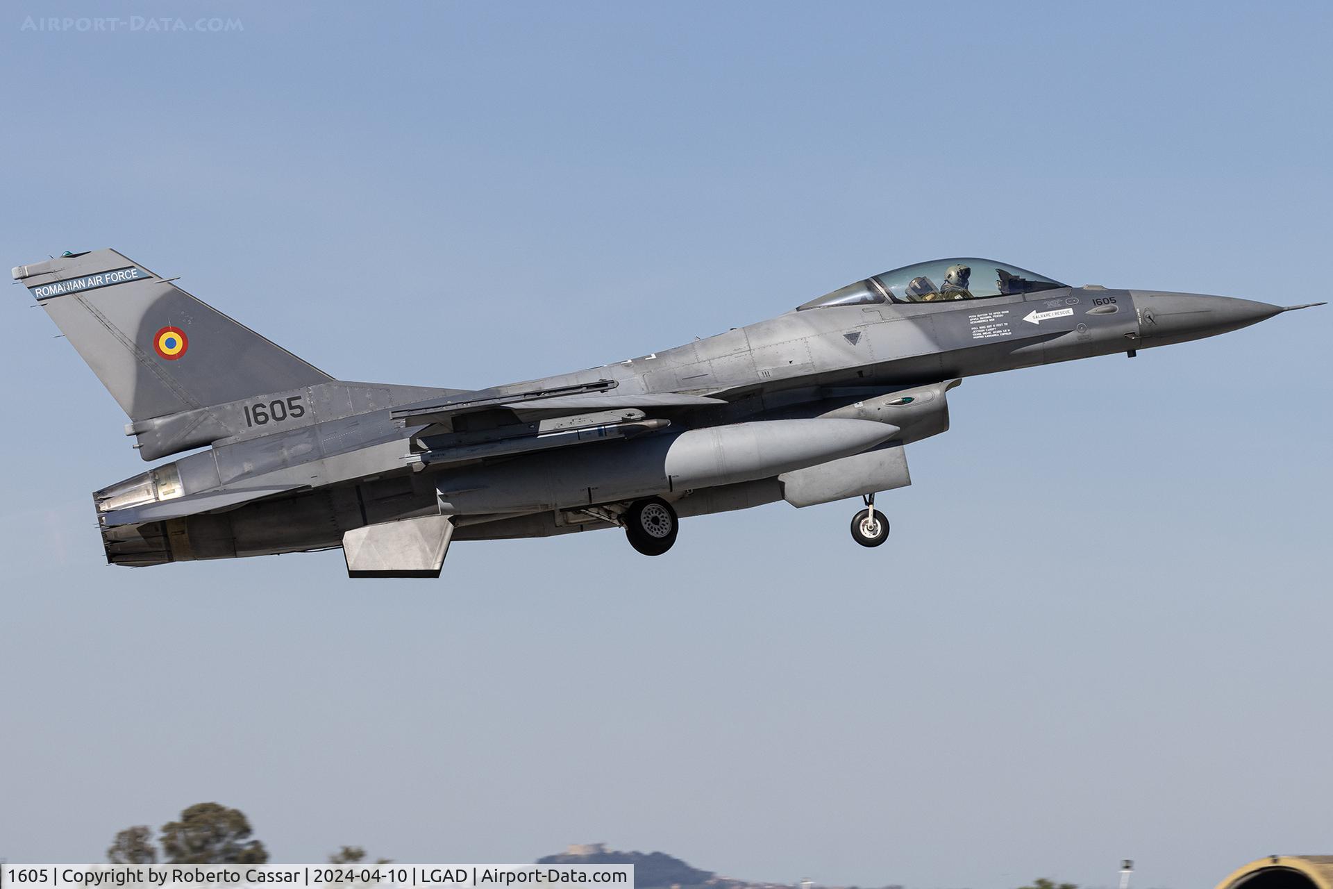 1605, General Dynamics F-16AM Fighting Falcon C/N 61-575/M17-9, Iniochos 2024