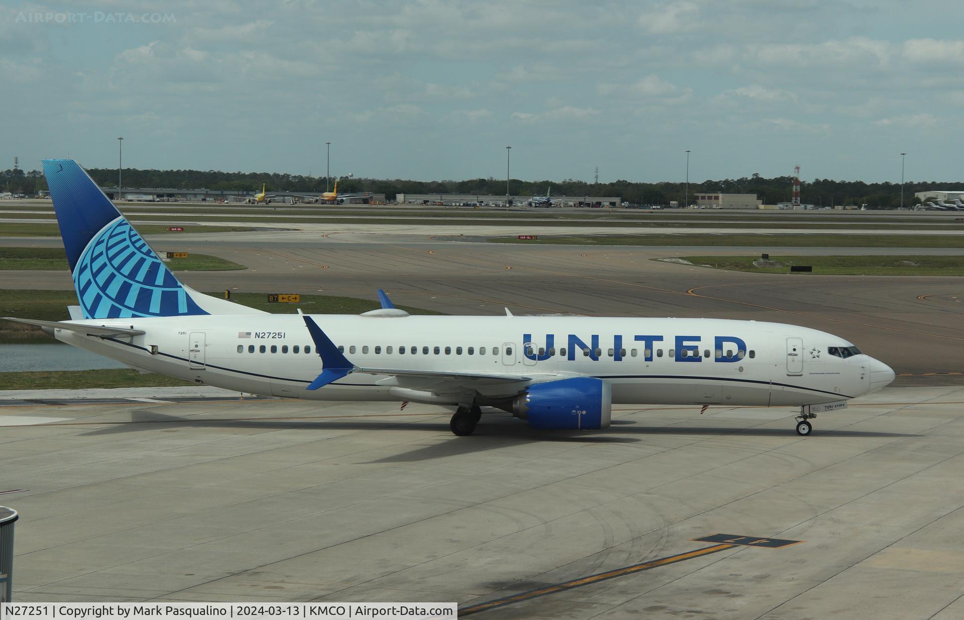 N27251, 2021 Boeing 737-8 MAX C/N 43931, Boeing 737-8 MAX