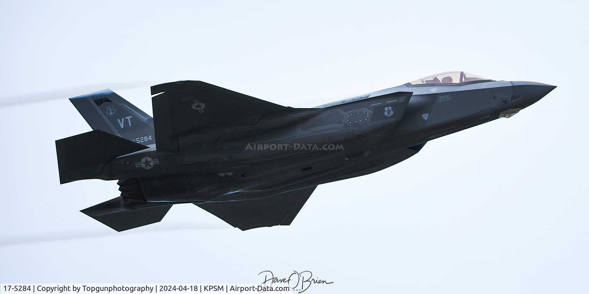 17-5284, 2018 Lockheed Martin F-35A Lightning II C/N AF-226, ORCA51 blasting off of RW16 back home to BTV
