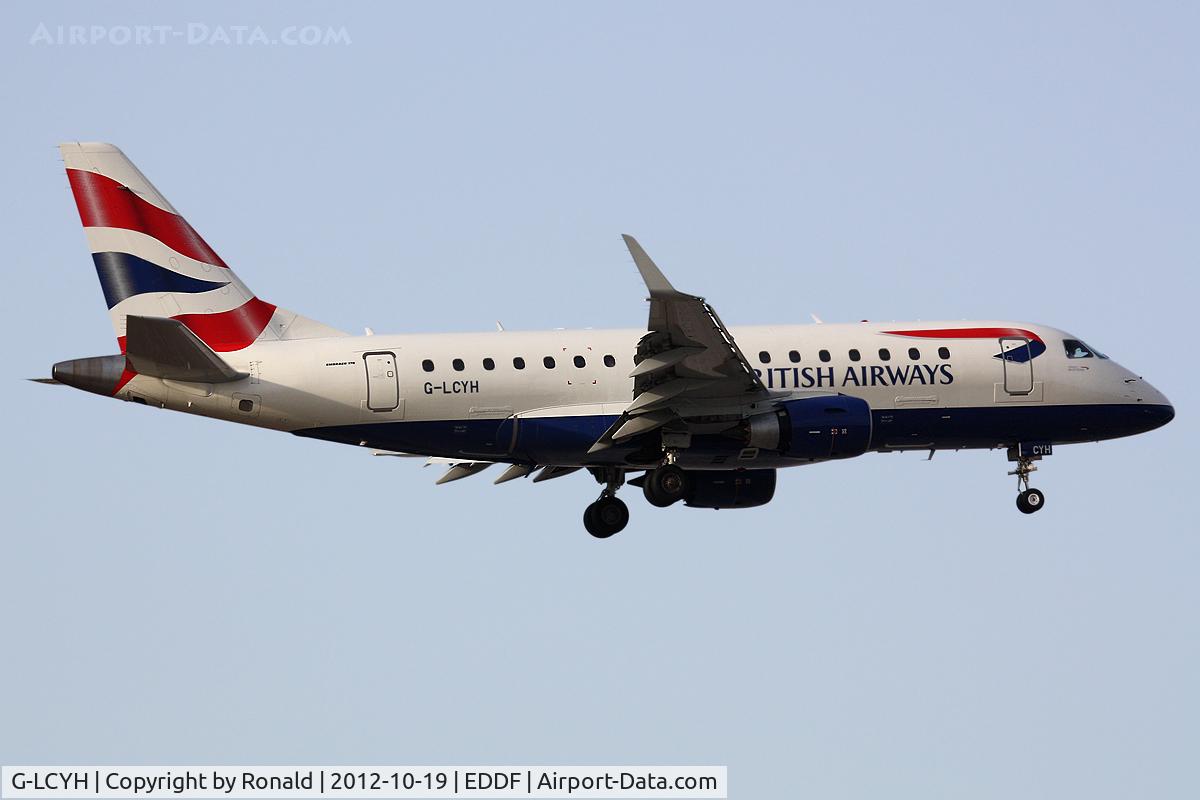 G-LCYH, 2009 Embraer 170STD (ERJ-170-100STD) C/N 17000302, at fra