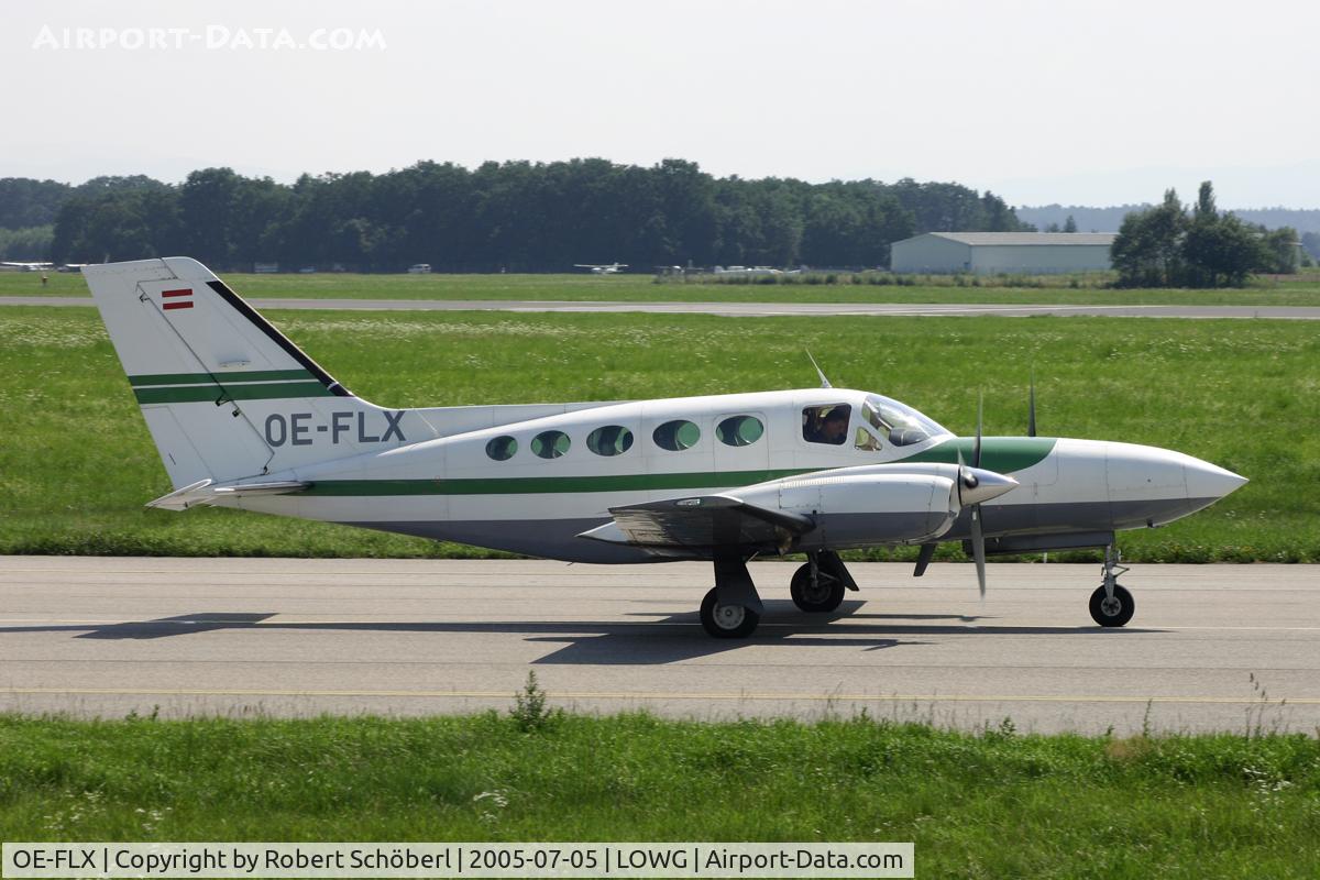 OE-FLX, Cessna 421C Golden Eagle C/N 421C0248, OE-FLX @ LOWG 2005