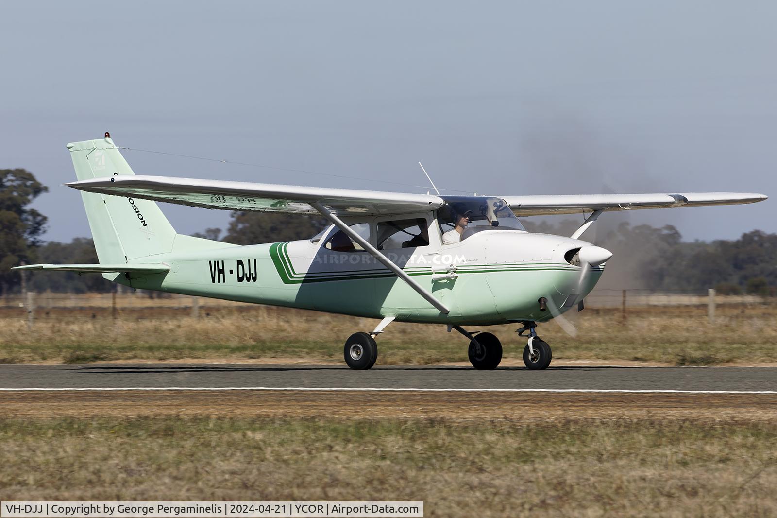 VH-DJJ, 1963 Cessna 172E C/N 17250865, Antique Aeroplane Association of Australia National Fly-in 2024.