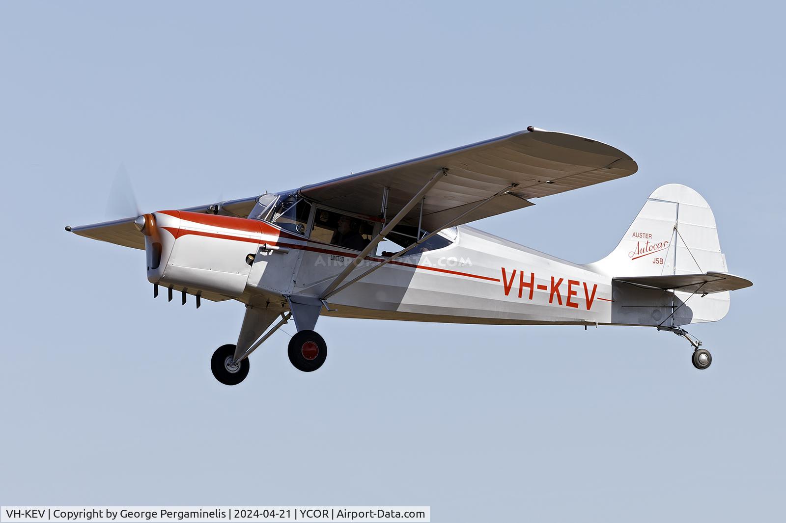 VH-KEV, 1953 Auster J-5B Autocar C/N 3160, Antique Aeroplane Association of Australia National Fly-in 2024.