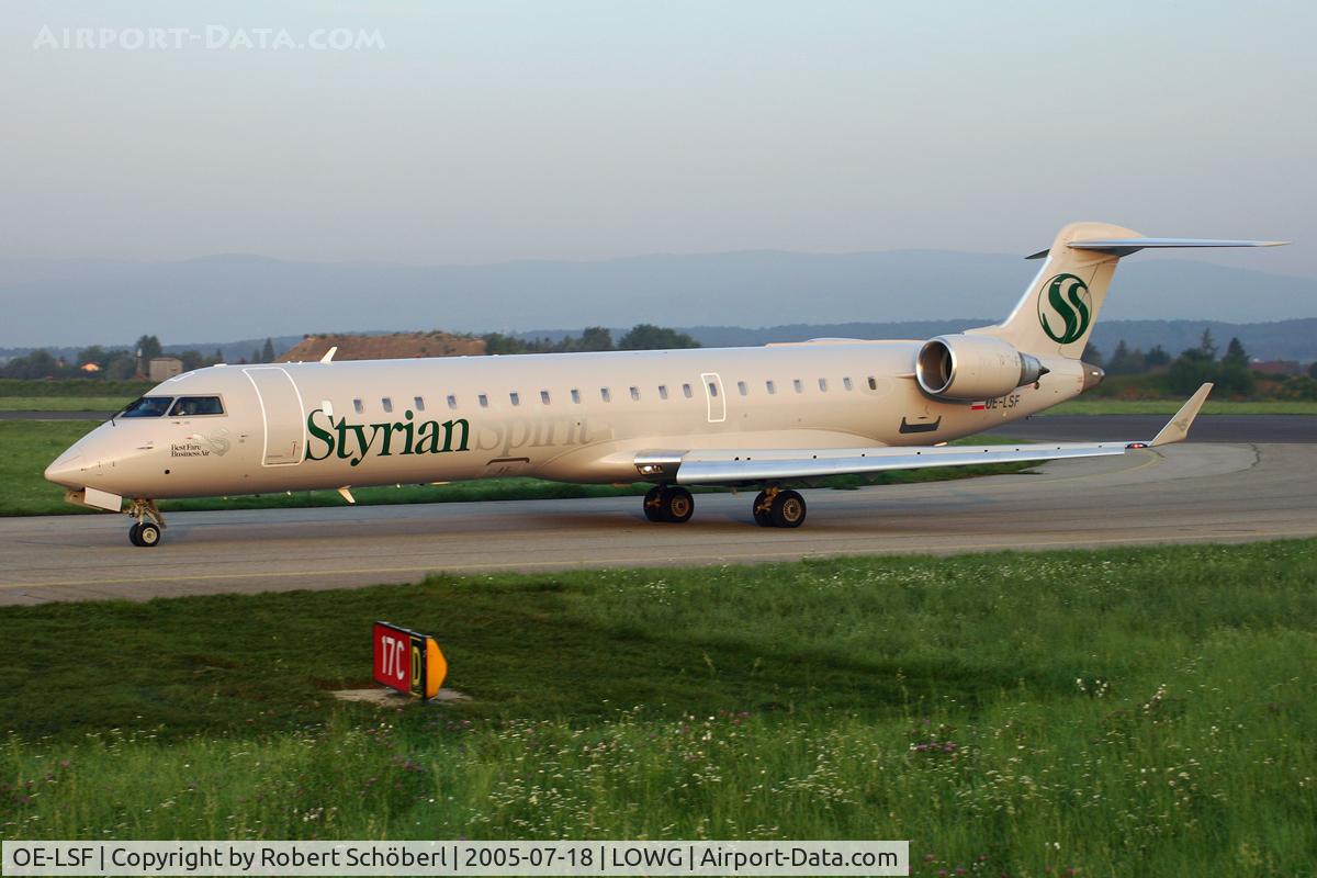 OE-LSF, Bombardier CRJ-702 (CL-600-2C10) Regional Jet C/N 10217, OE-LSF @ LOWG 2005