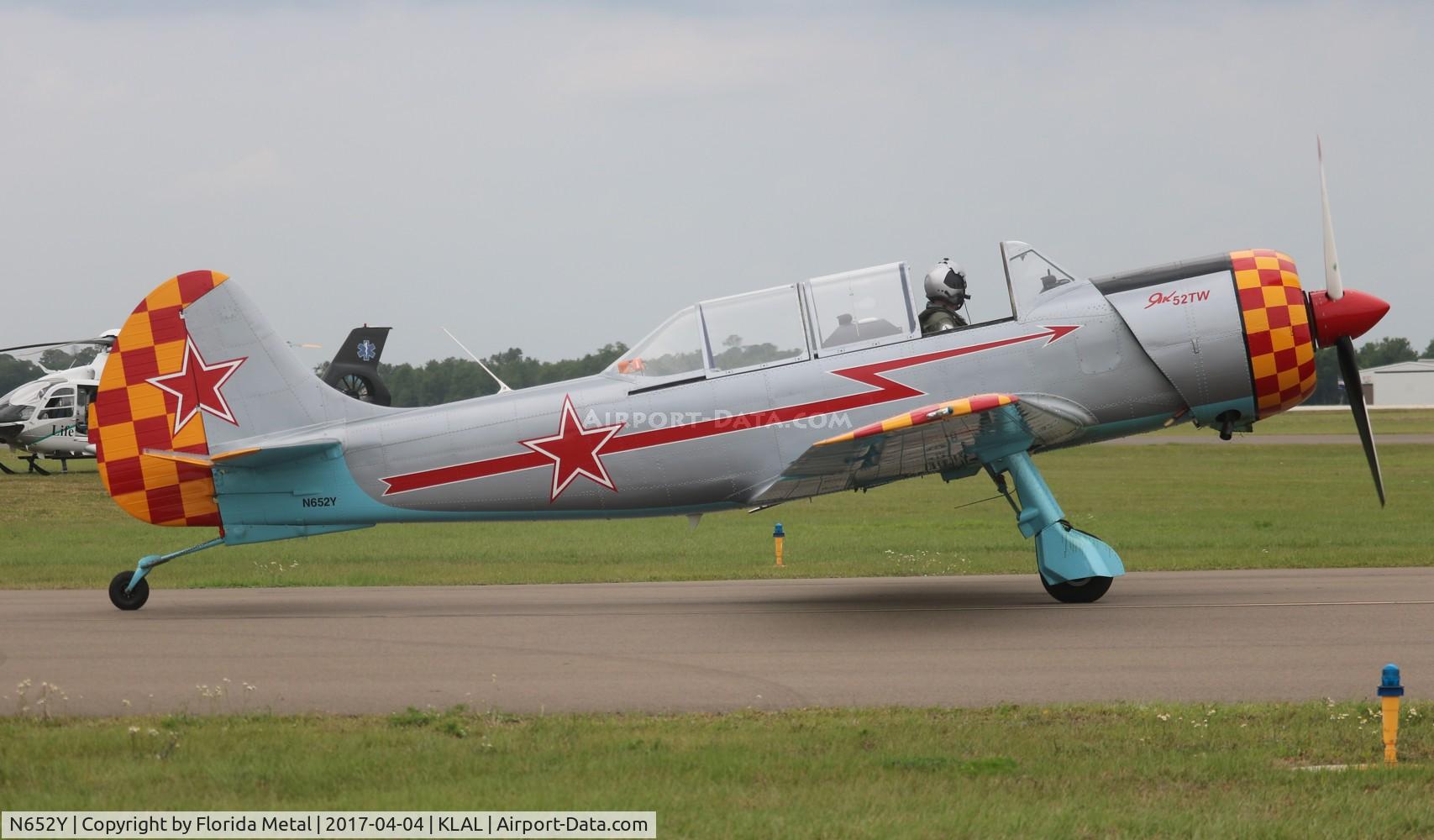 N652Y, 2004 Yakovlev (Aerostar) Yak-52TW C/N 0412510, Yak-52TW zx