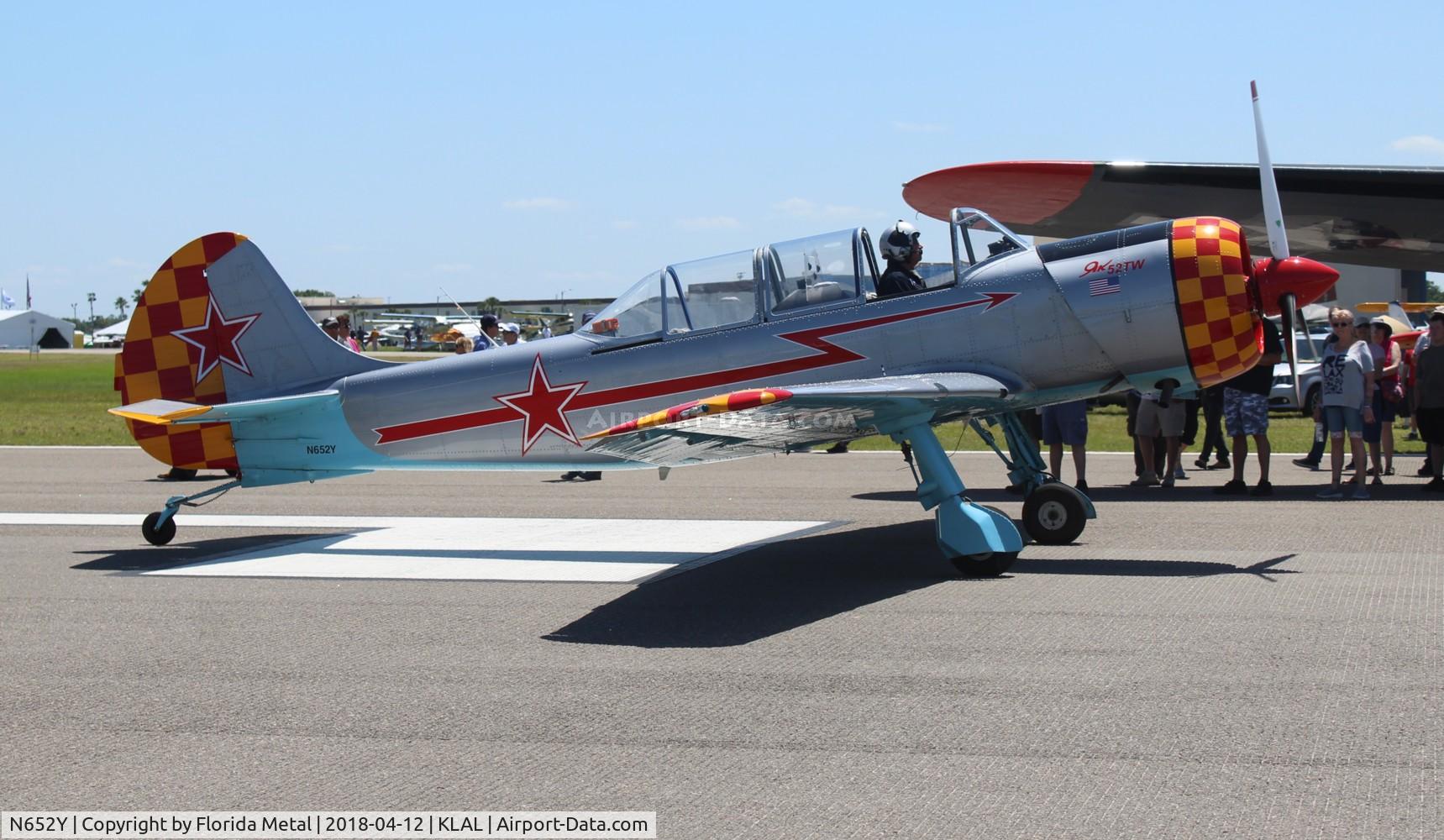 N652Y, 2004 Yakovlev (Aerostar) Yak-52TW C/N 0412510, Yak-52TW zx