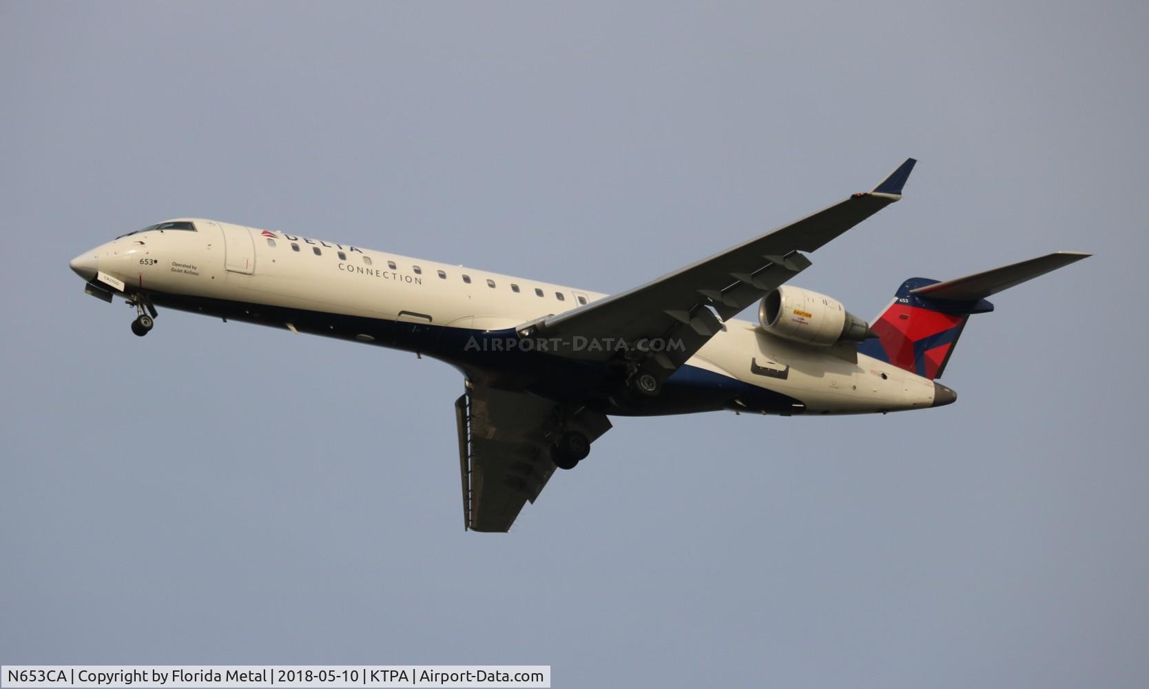 N653CA, 2003 Bombardier CRJ-700 (CL-600-2C10) Regional Jet C/N 10129, GJS/DAL CRJ7 zx RDU-TPA