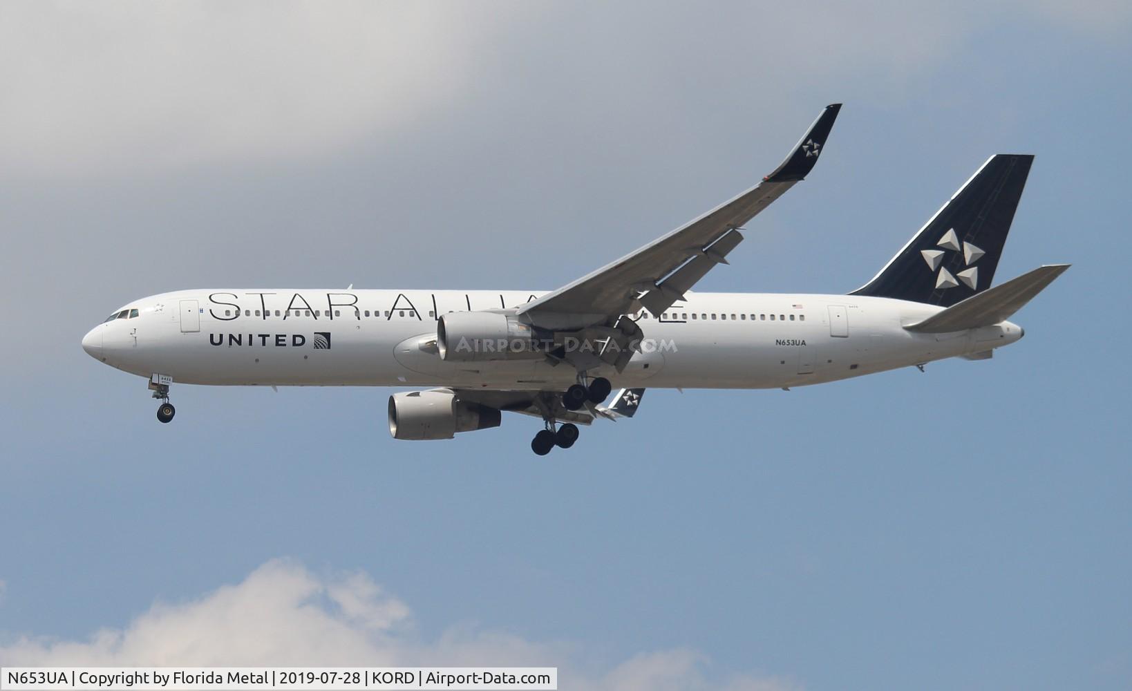 N653UA, 1992 Boeing 767-322 C/N 25391, UAL 763 zx EDDM-ORD