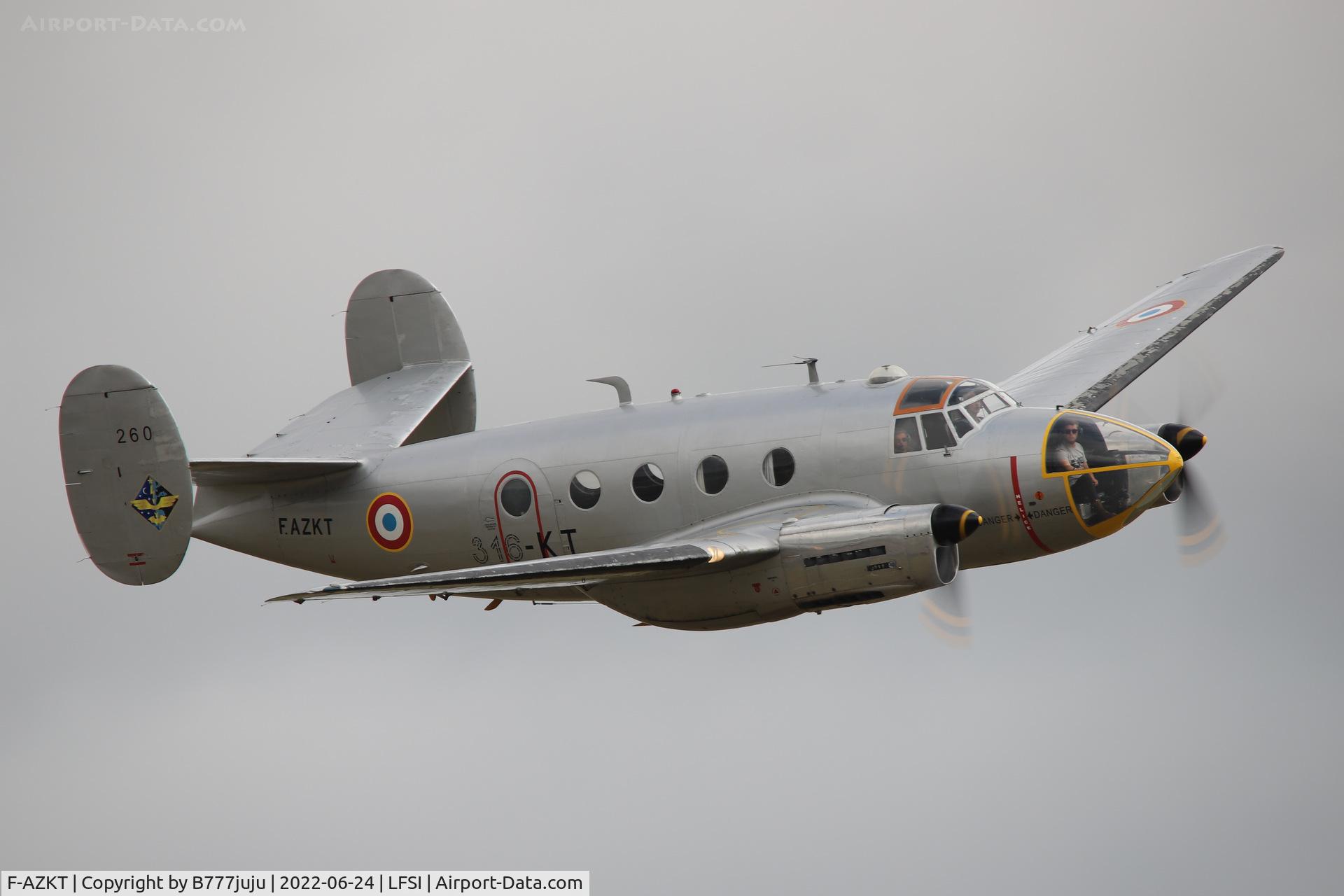 F-AZKT, 1954 Dassault MD-311 Flamant C/N 260, during Saint-Dizier airshow 2022