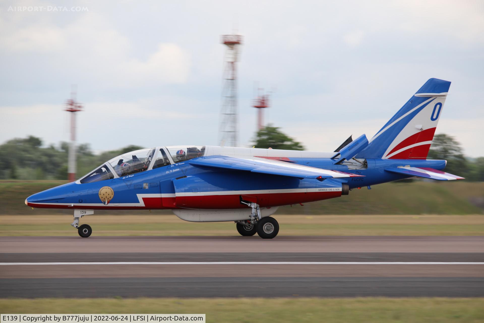 E139, Dassault-Dornier Alpha Jet E C/N E139, during Saint-Dizier airshow 2022