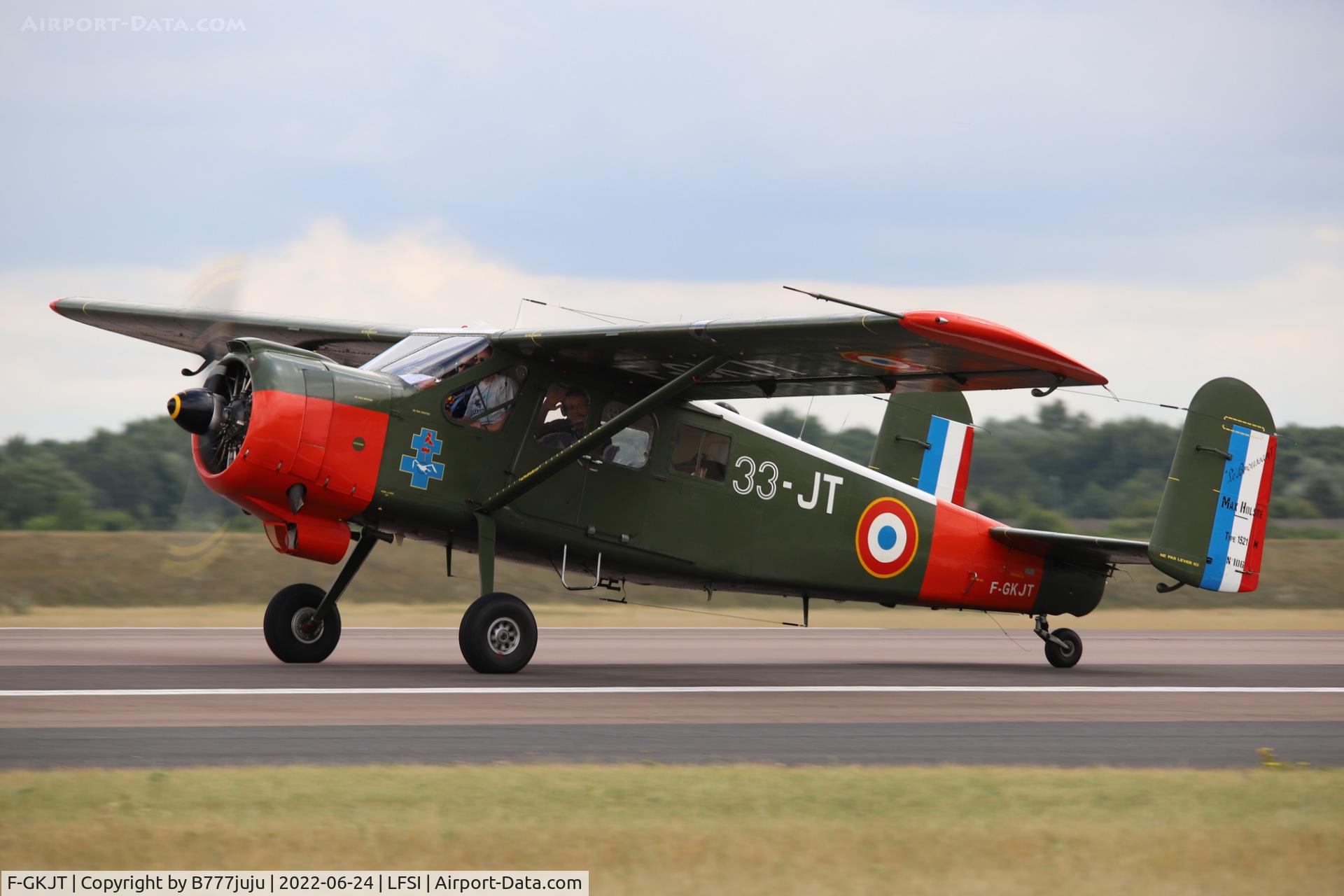 F-GKJT, 1958 Max Holste MH-1521M Broussard C/N 106, during Saint-Dizier airshow 2022