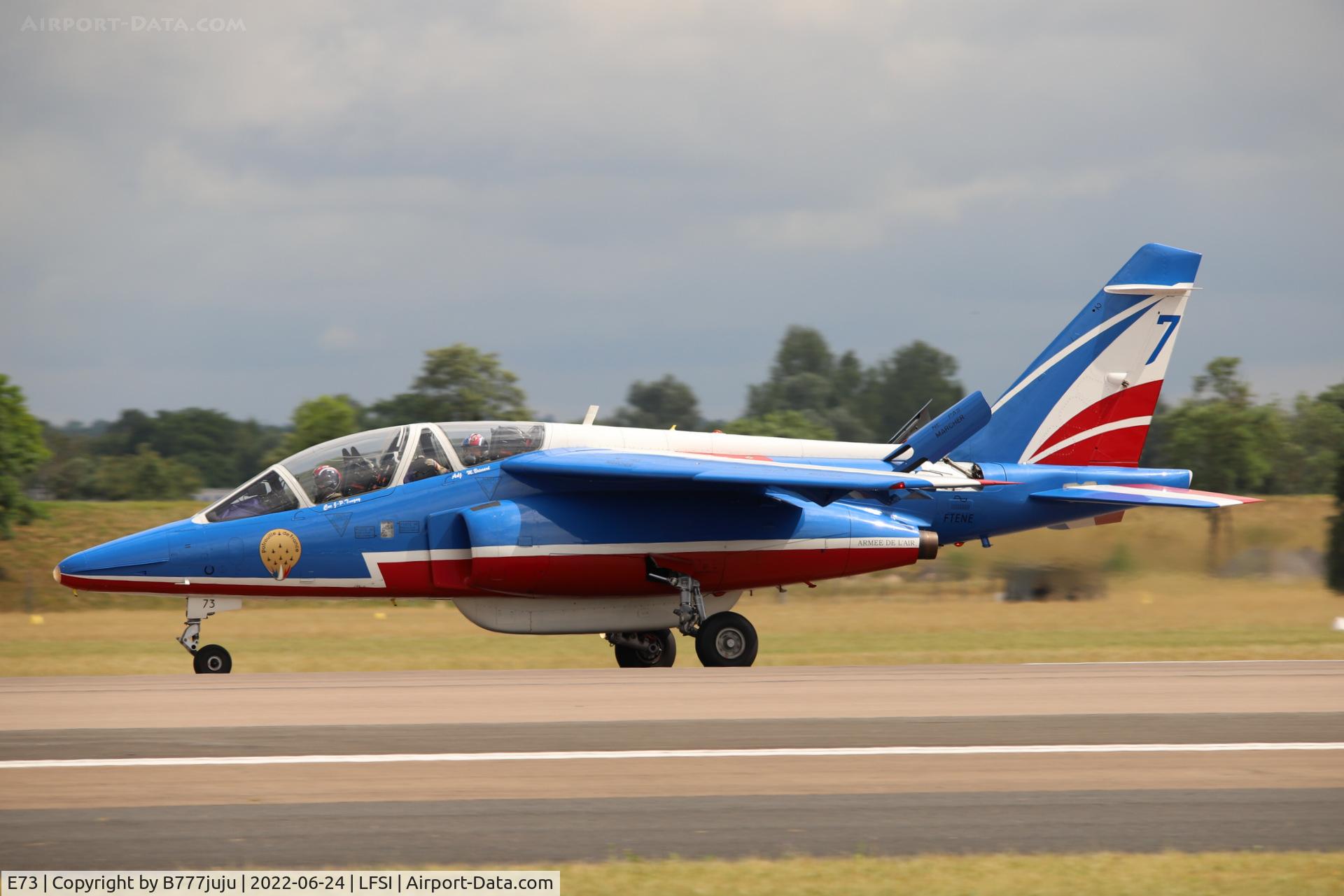 E73, Dassault-Dornier Alpha Jet E C/N E73, during Saint-Dizier airshow 2022