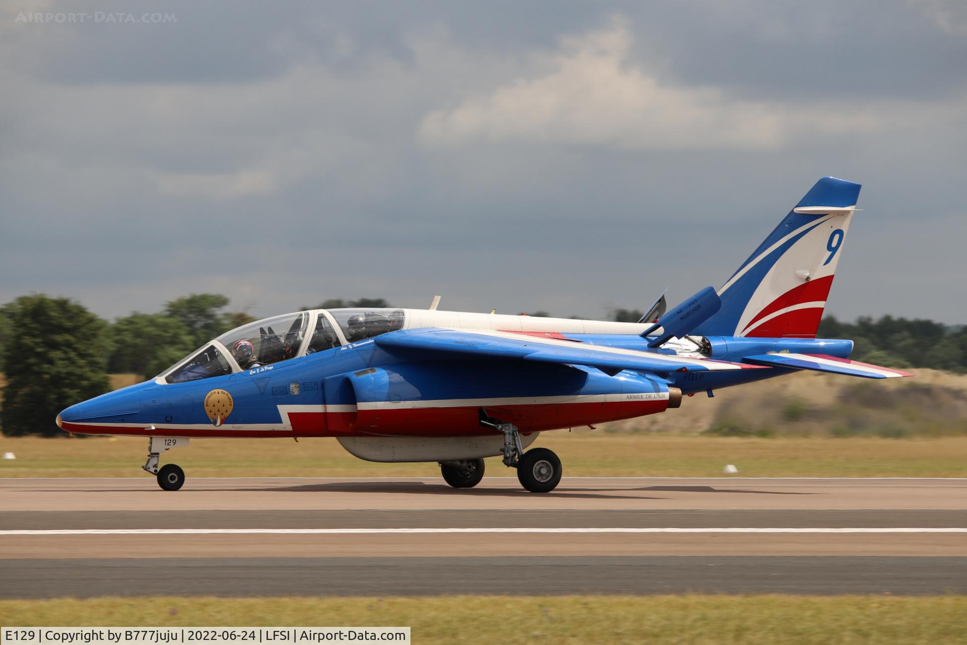 E129, Dassault-Dornier Alpha Jet E C/N E129, during Saint-Dizier airshow 2022