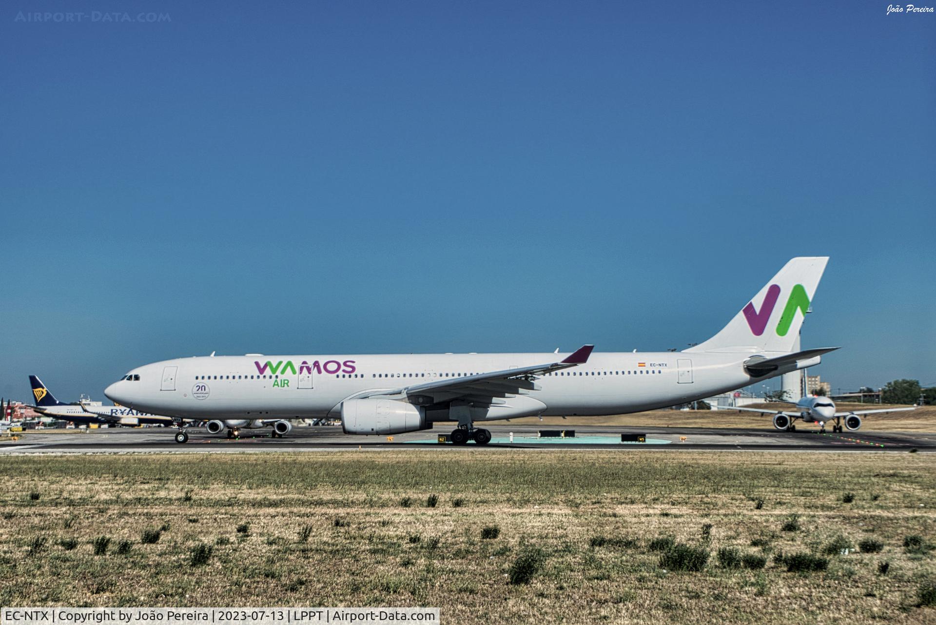 EC-NTX, 2015 Airbus A330-343E C/N 1597, Wamos Air A333 at LPPT