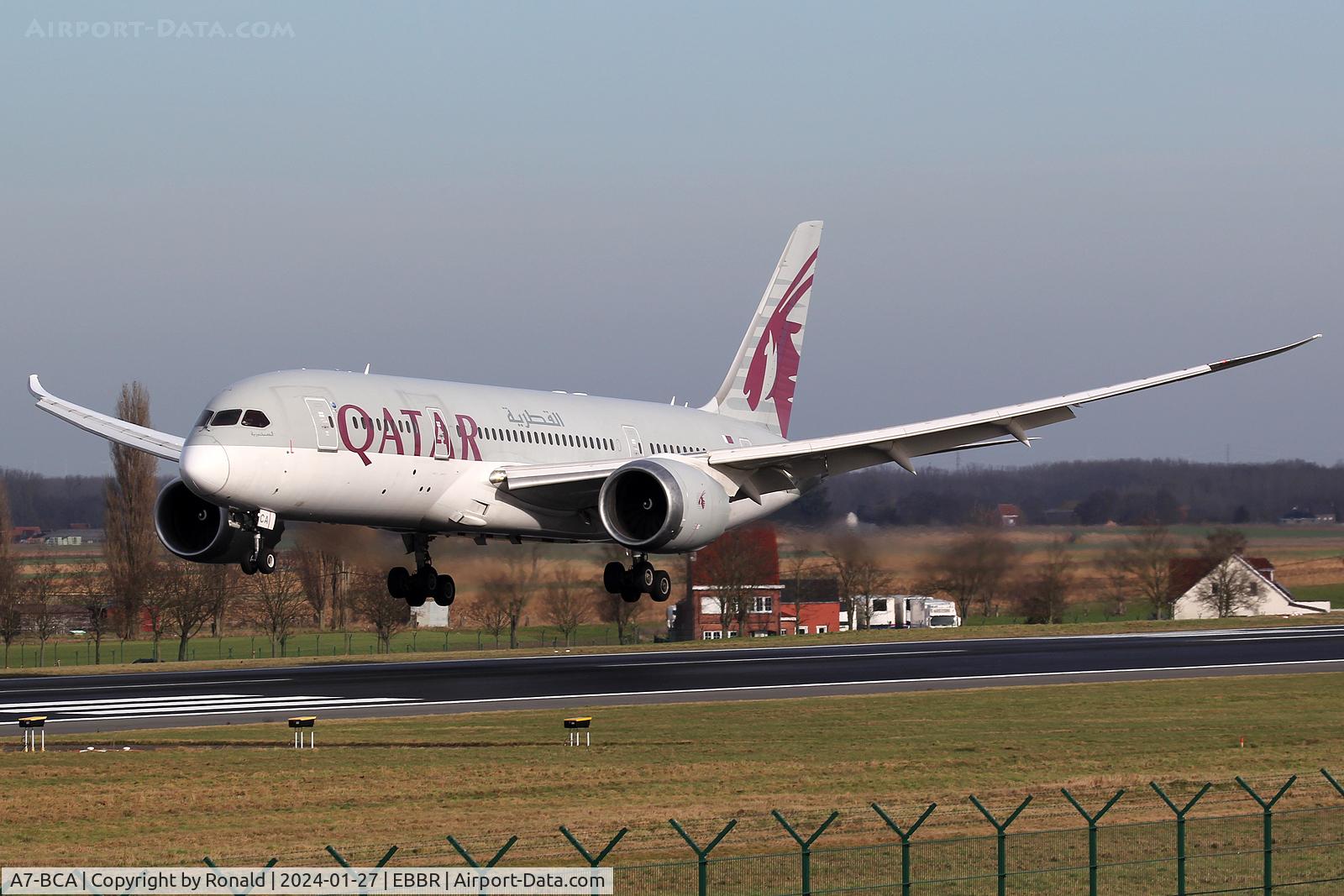 A7-BCA, 2012 Boeing 787-8 Dreamliner C/N 38319, at ebbr