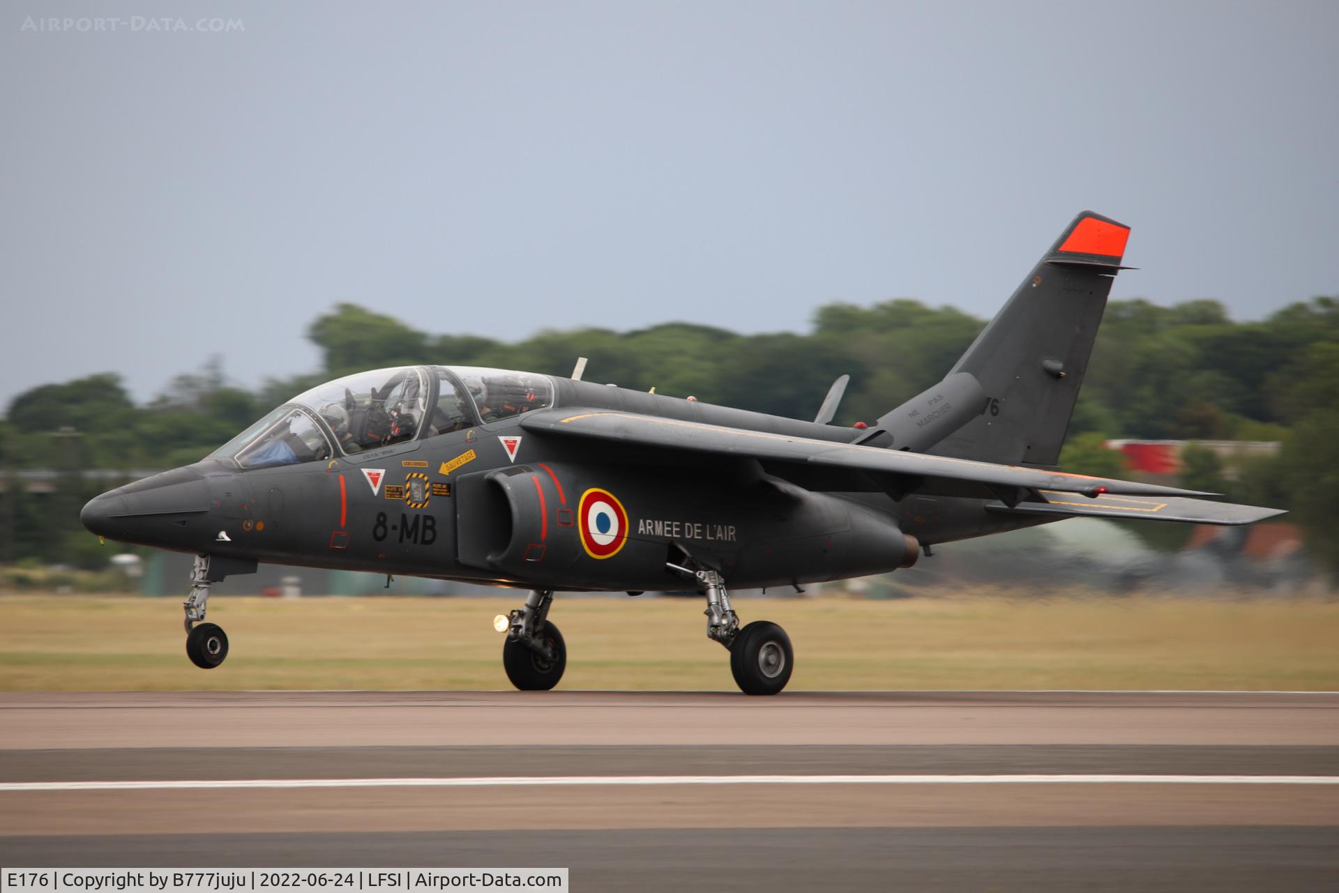 E176, Dassault-Dornier Alpha Jet E C/N E176, during Saint-Dizier airshow 2022
