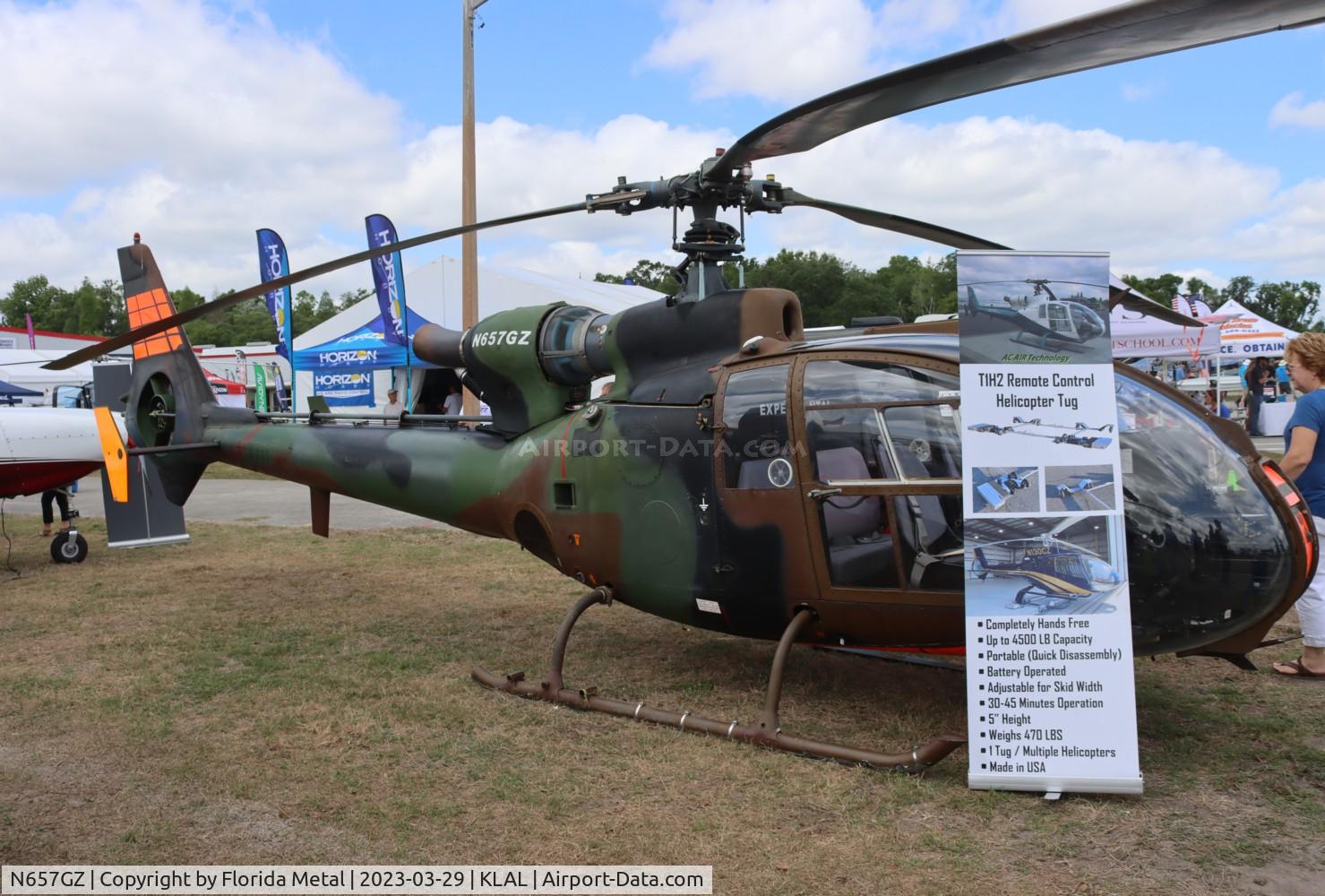 N657GZ, 1976 Aérospatiale SA-341F Gazelle C/N 1657, SA-341F Gazelle zx