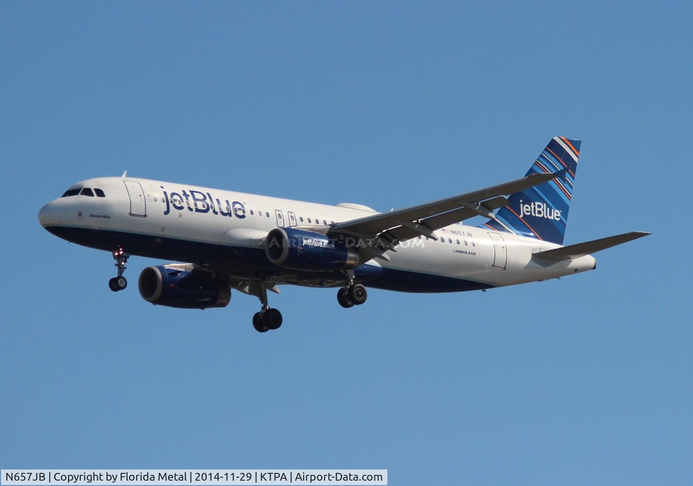 N657JB, 2007 Airbus A320-232 C/N 3119, JBU A320 zx JFK-TPA