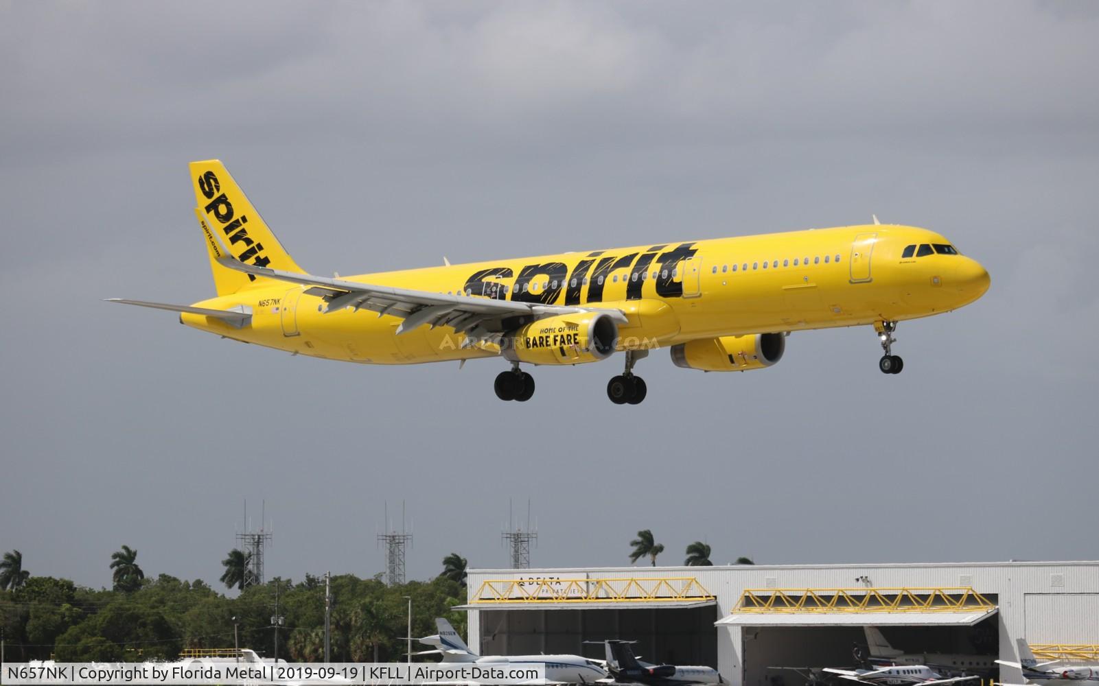 N657NK, 2015 Airbus A321-231 C/N 6672, NKS A321 zx CLE-FLL