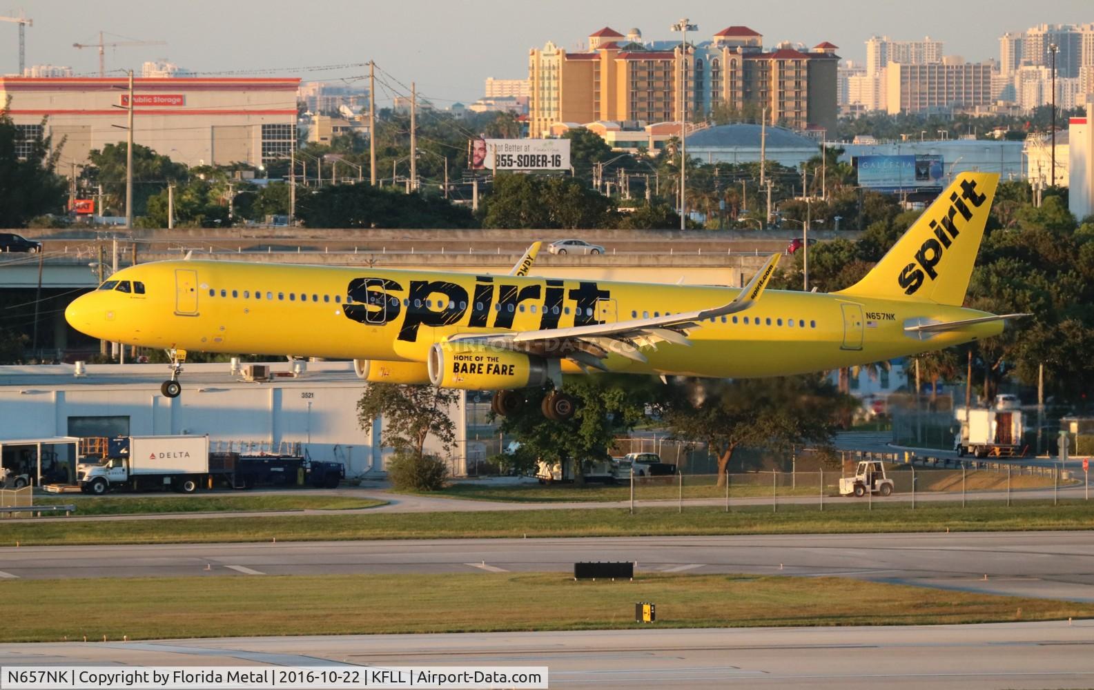 N657NK, 2015 Airbus A321-231 C/N 6672, NKS A321 zx DTW-FLL
