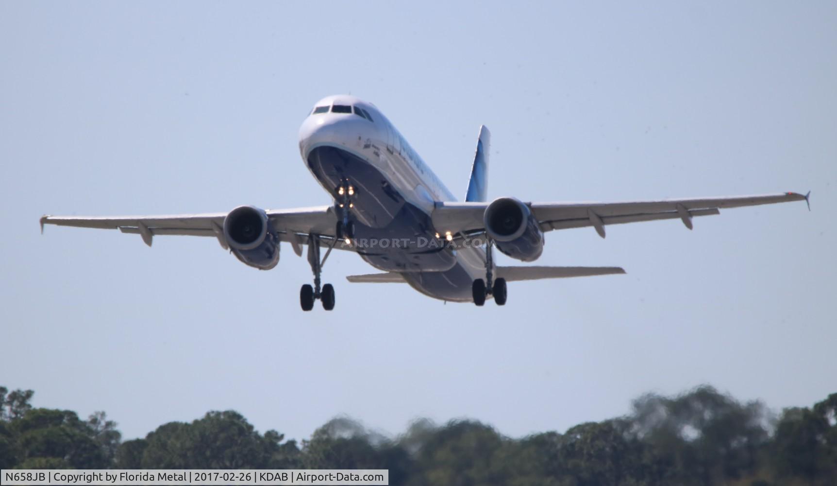 N658JB, 2007 Airbus A320-232 C/N 3150, JBU A320 zx DAB-JFK