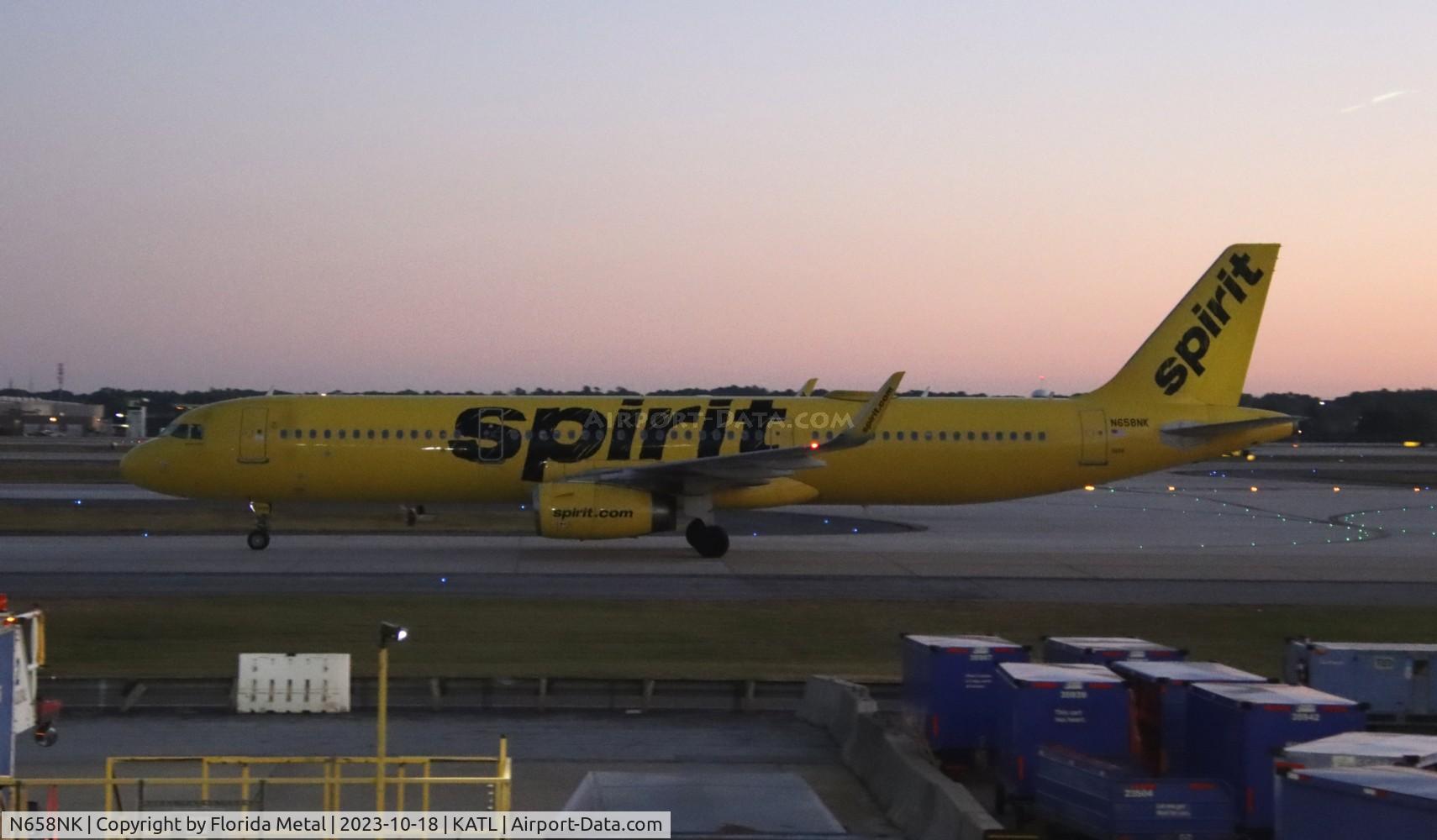 N658NK, 2015 Airbus A321-231 C/N 6736, NKS A321 zx ATL-LAS