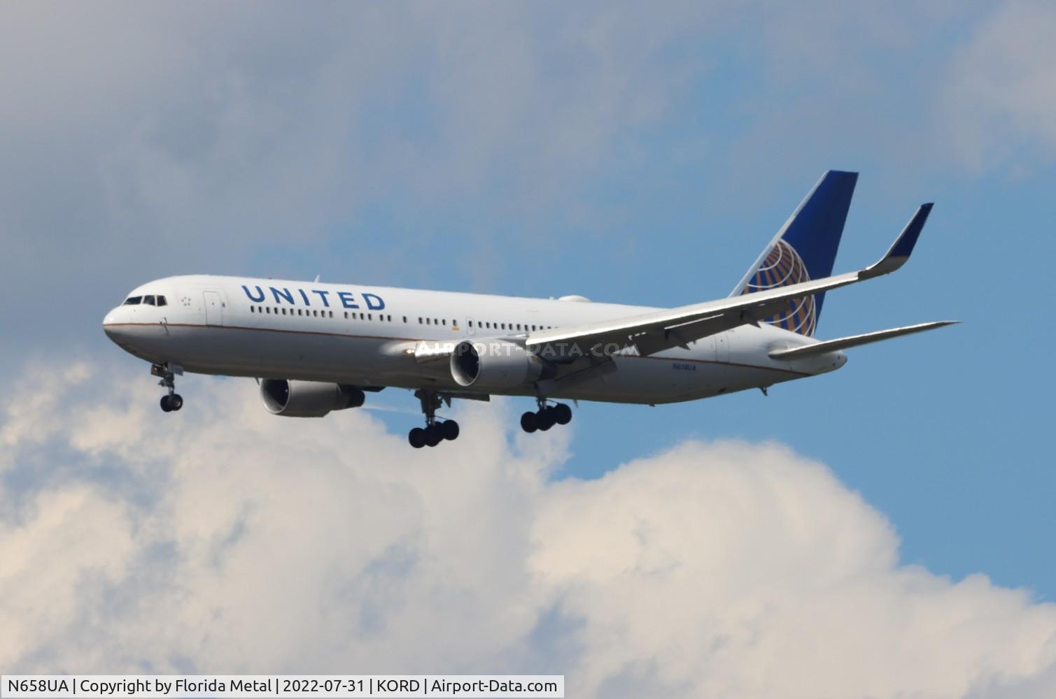 N658UA, 1993 Boeing 767-322 C/N 27113, UAL 763 zx EGLL-ORD