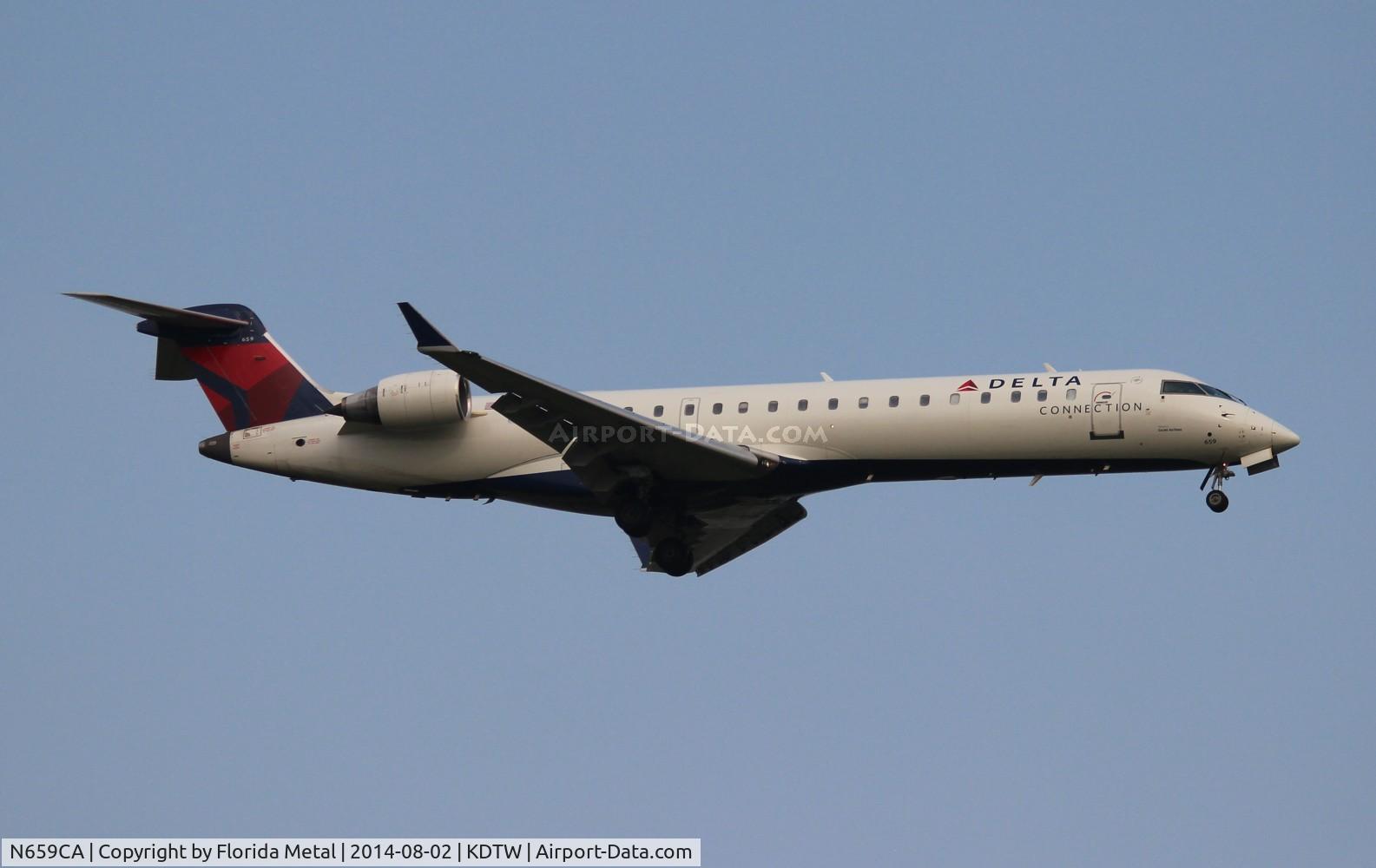 N659CA, 2004 Bombardier CRJ-700 (CL-600-2C10) Regional Jet C/N 10153, GJS/DAL CRJ7 zx PIT-DTW