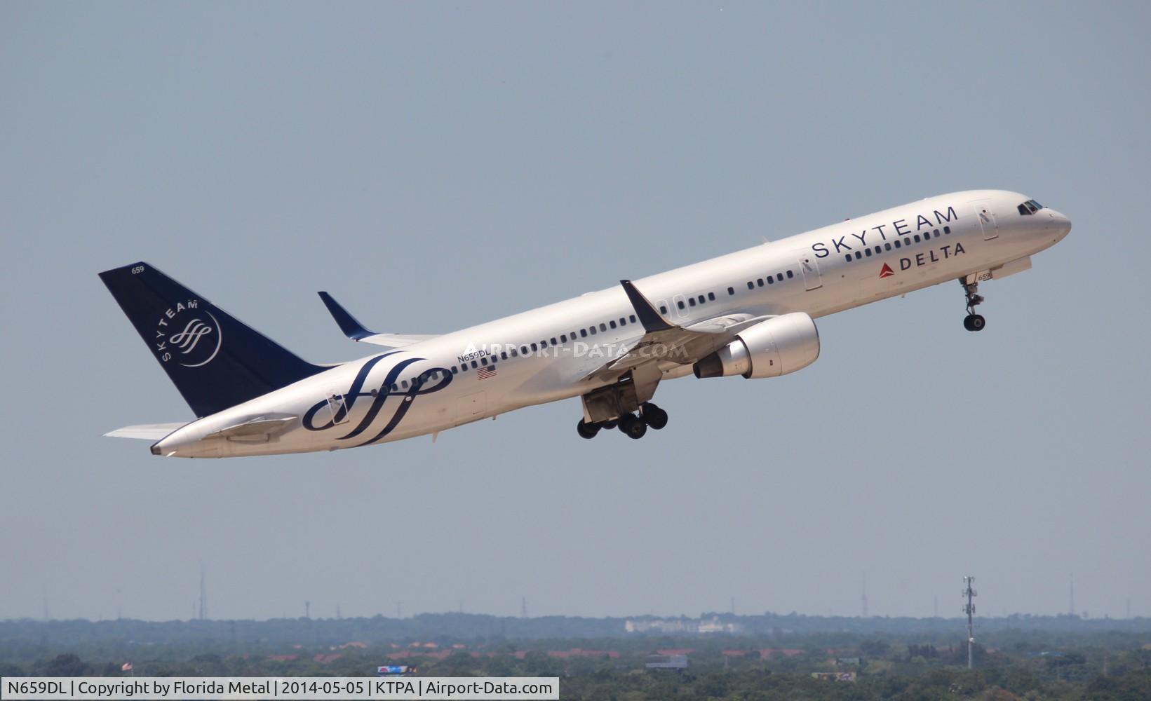 N659DL, 1990 Boeing 757-232 C/N 24421, DAL 752 Skyteam zx TPA-ATL