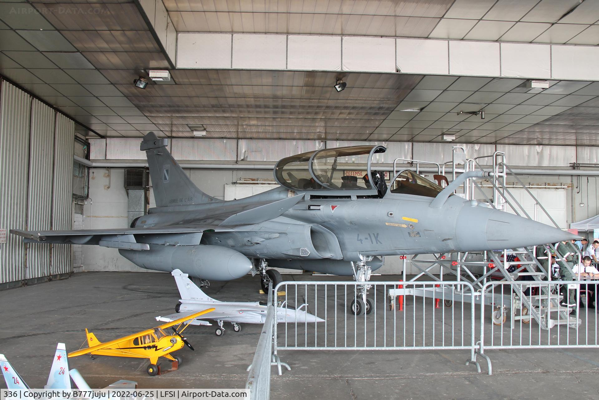 336, Dassault Rafale B C/N 336, during Saint-Dizier airshow 2022