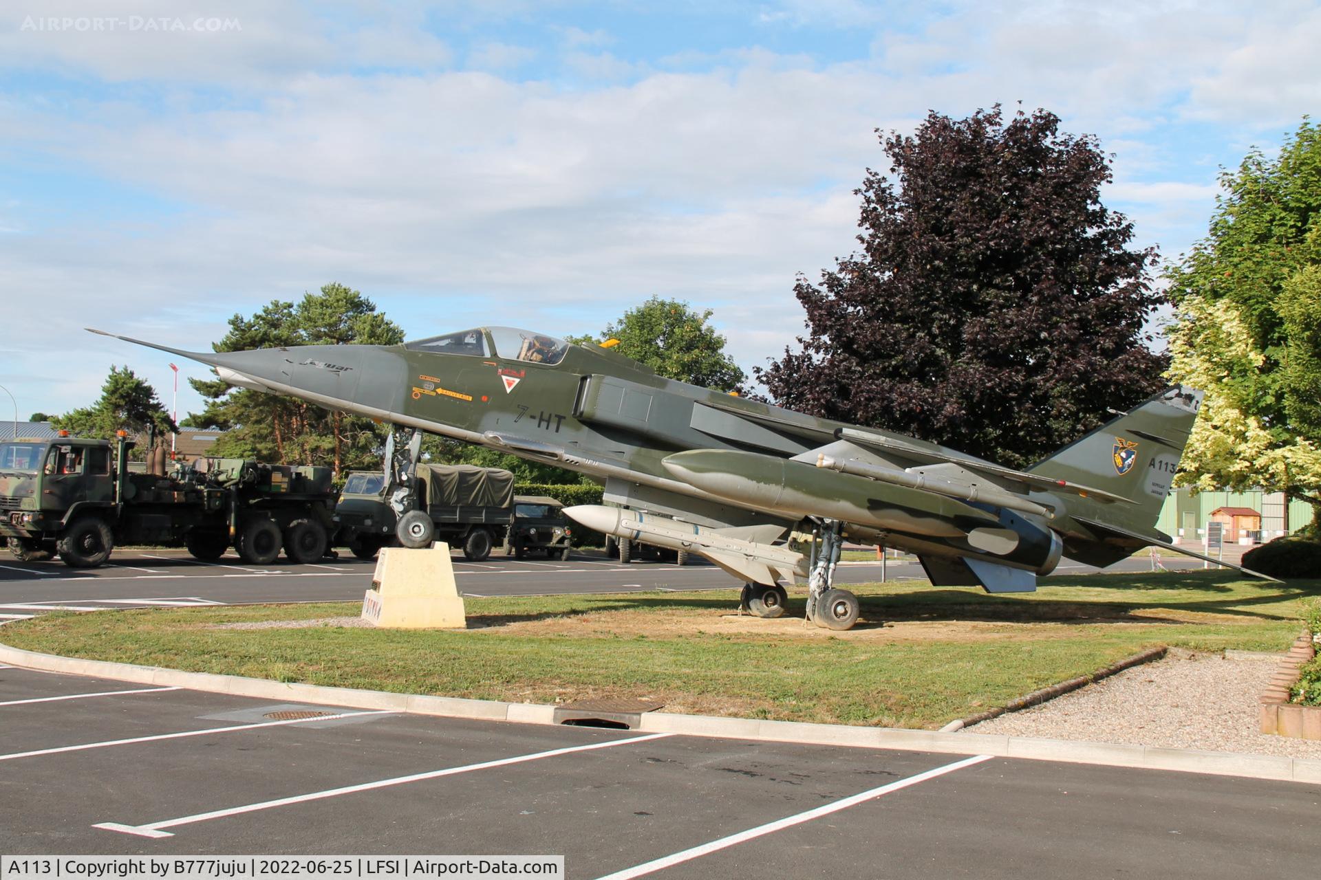 A113, Sepecat Jaguar A C/N A113, during Saint-Dizier airshow 2022