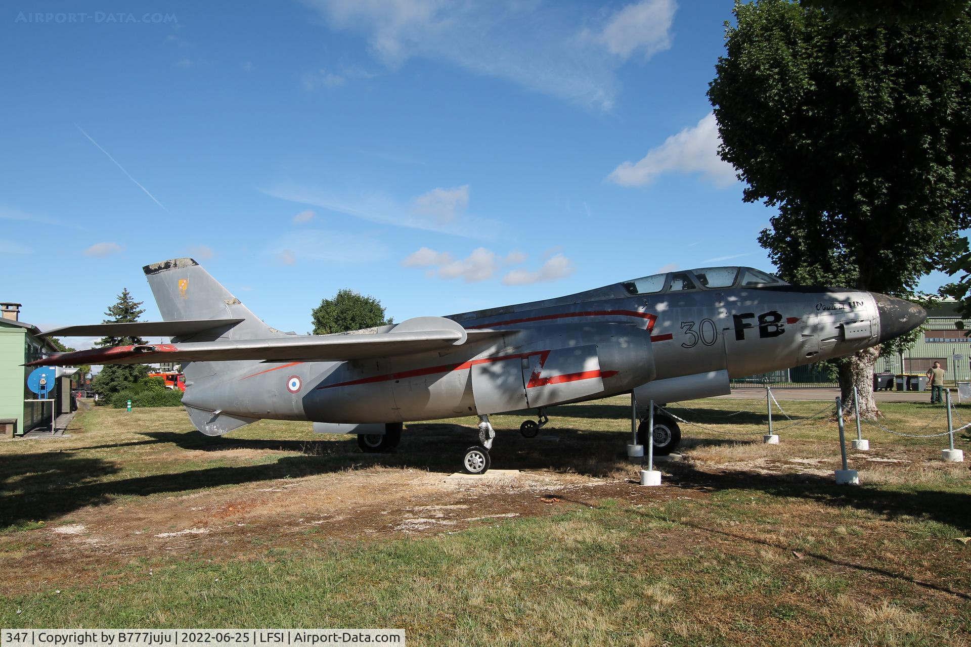 347, 1959 Sud Aviation SO.4050 Vautour IIN C/N 114, during Saint-Dizier airshow 2022