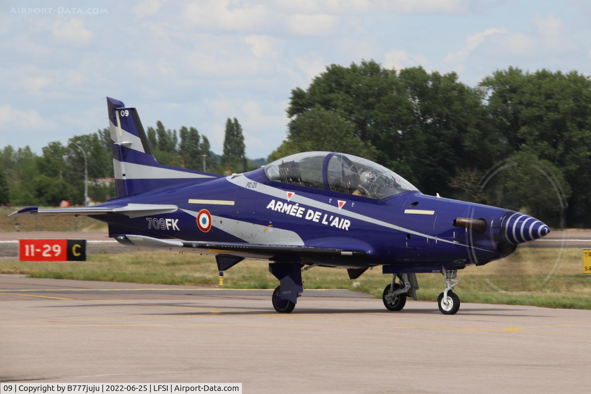 09, 2018 Pilatus PC-21 C/N 301, during Saint-Dizier airshow 2022