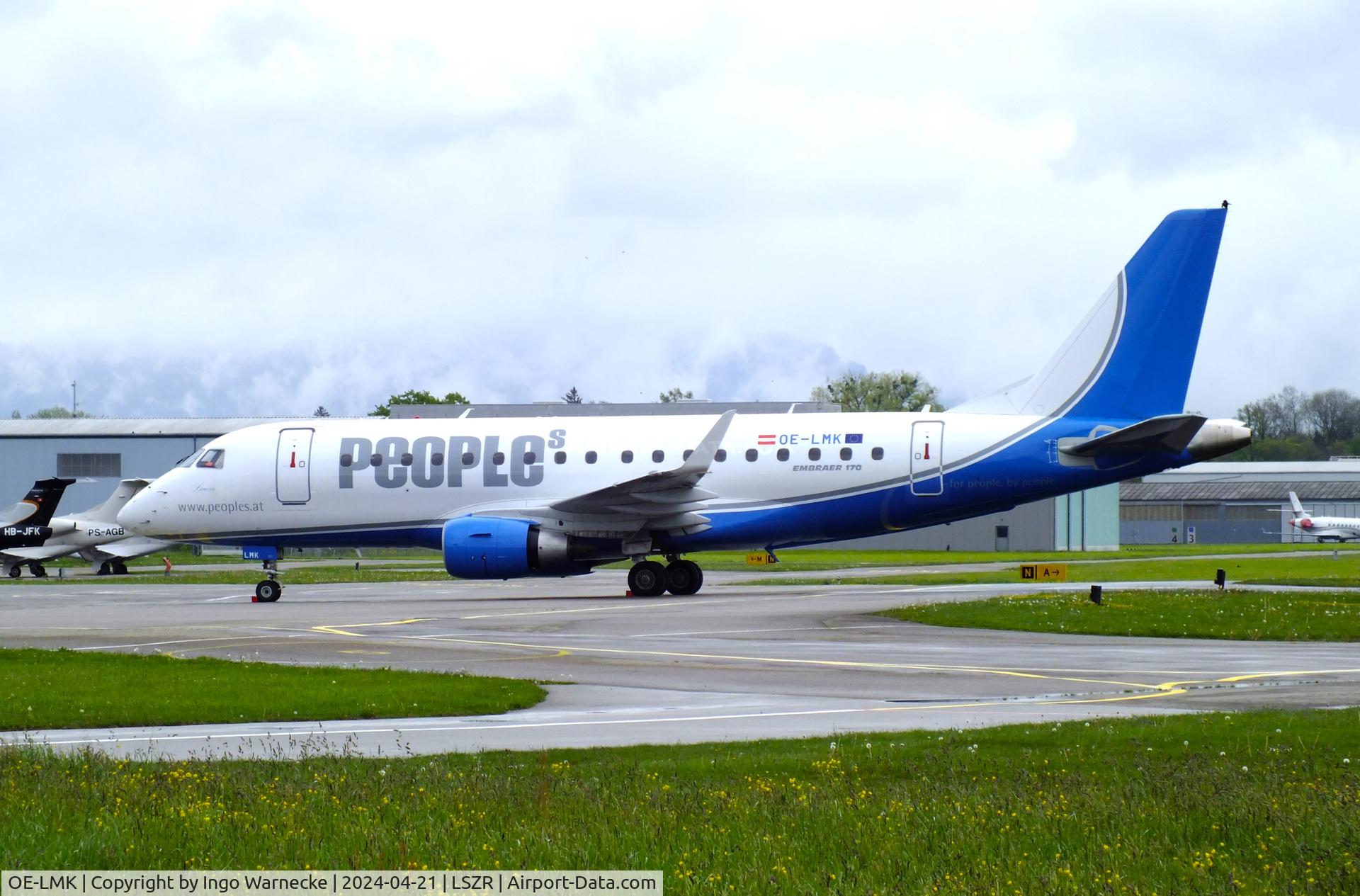 OE-LMK, 2006 Embraer 170LR (ERJ-170-100LR) C/N 17000150, EMBRAER 170LR (ERJ-170-100LR) of People's at St.Gallen-Altenrhein airport