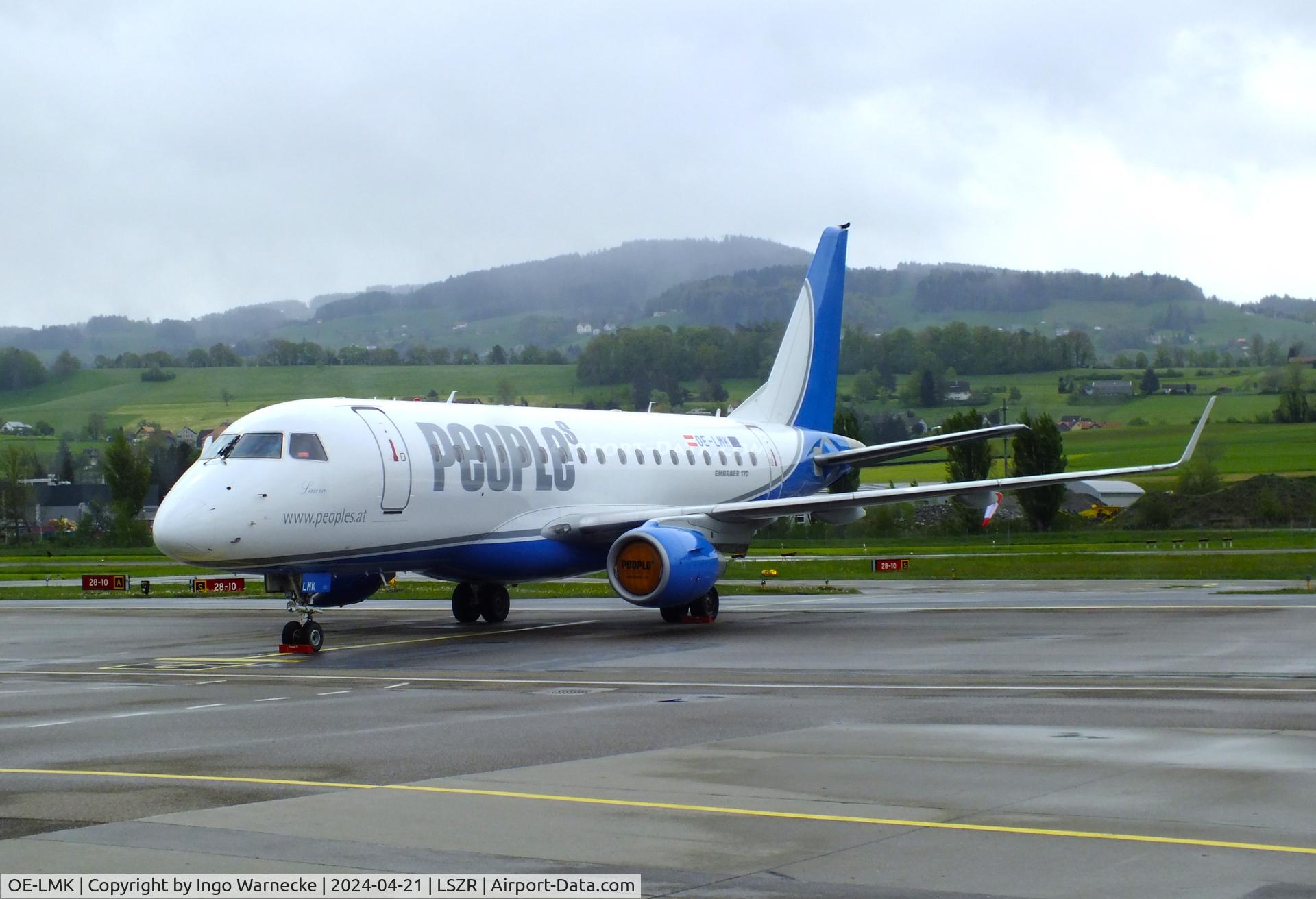 OE-LMK, 2006 Embraer 170LR (ERJ-170-100LR) C/N 17000150, EMBRAER 170LR (ERJ-170-100LR) of People's at St.Gallen-Altenrhein airport