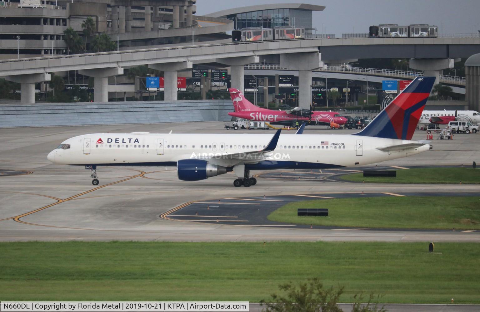 N660DL, 1990 Boeing 757-232 C/N 24422, DAL 752 zx DTW-TPA