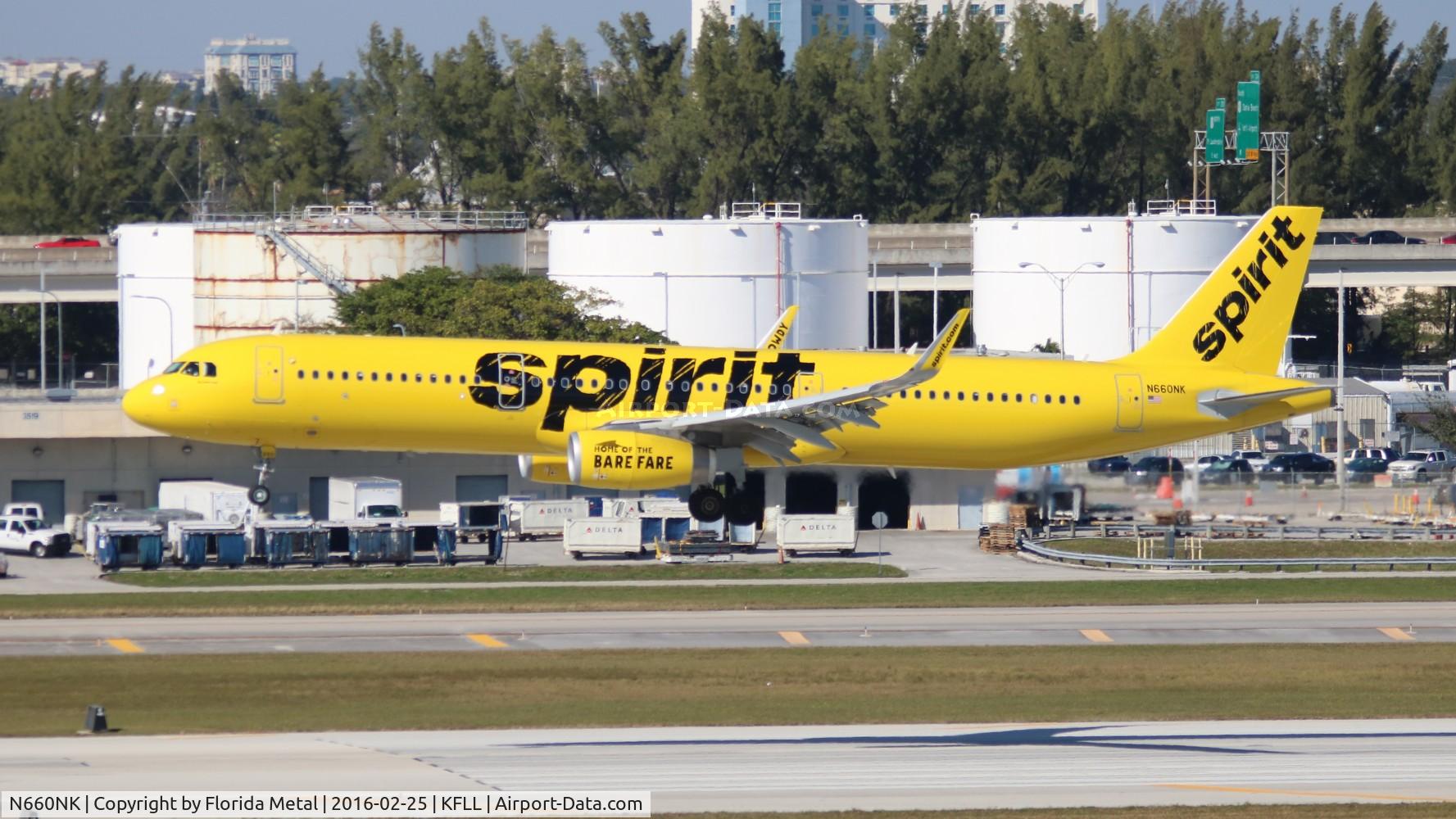 N660NK, 2015 Airbus A321-231 C/N 6804, NKS A321 zx ORD-FLL
